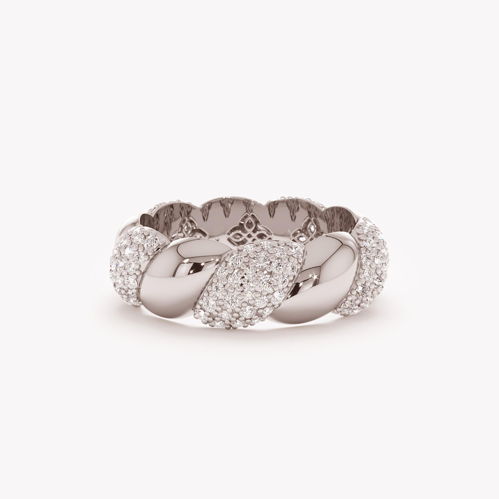 Aurora Croissant Eternity Ring