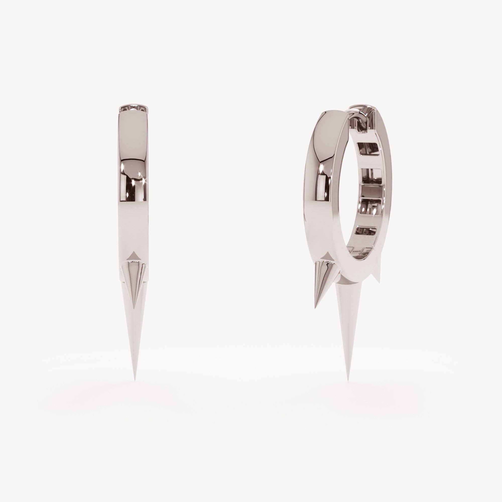 Rocker Hoop Earrings
