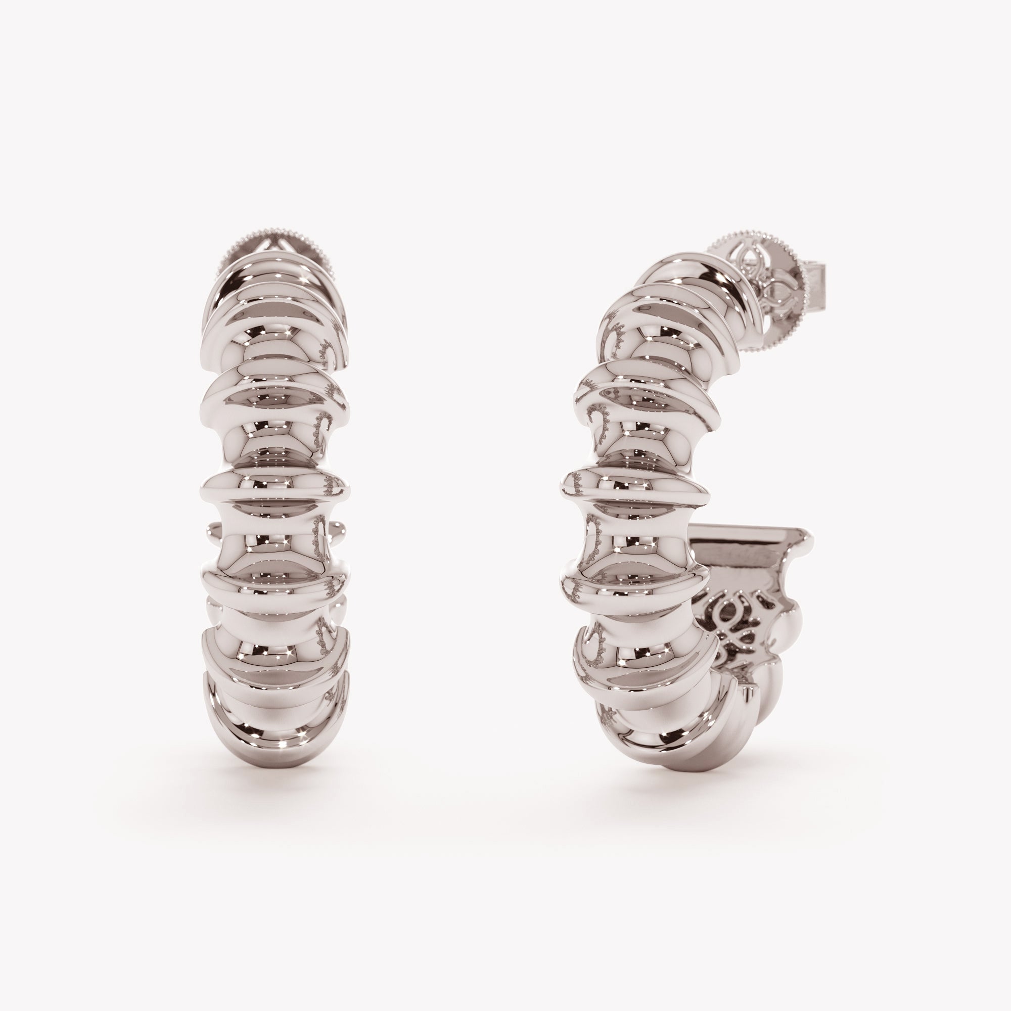 Sculpted Hoop Earrings