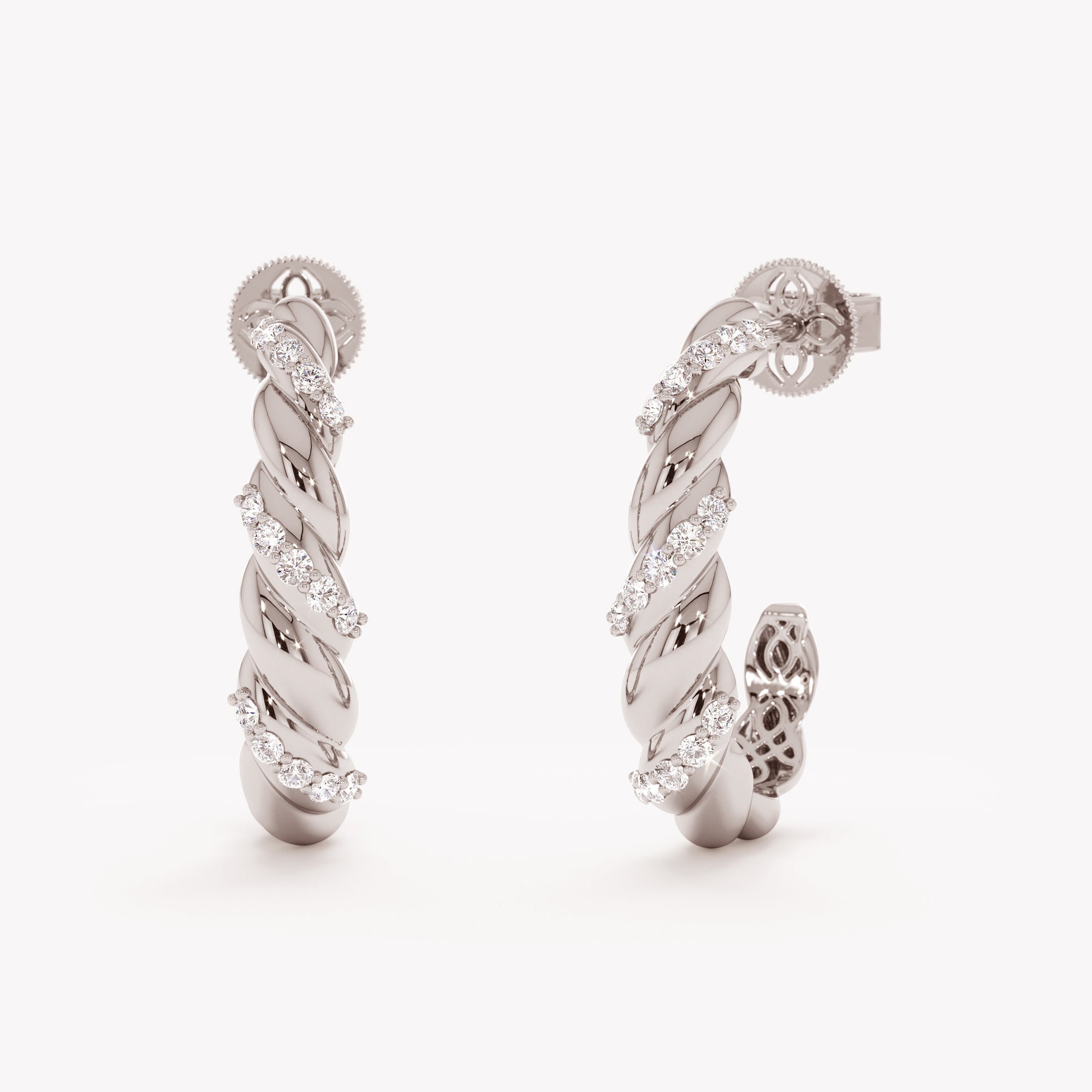 Helix Shine Hoop Earrings