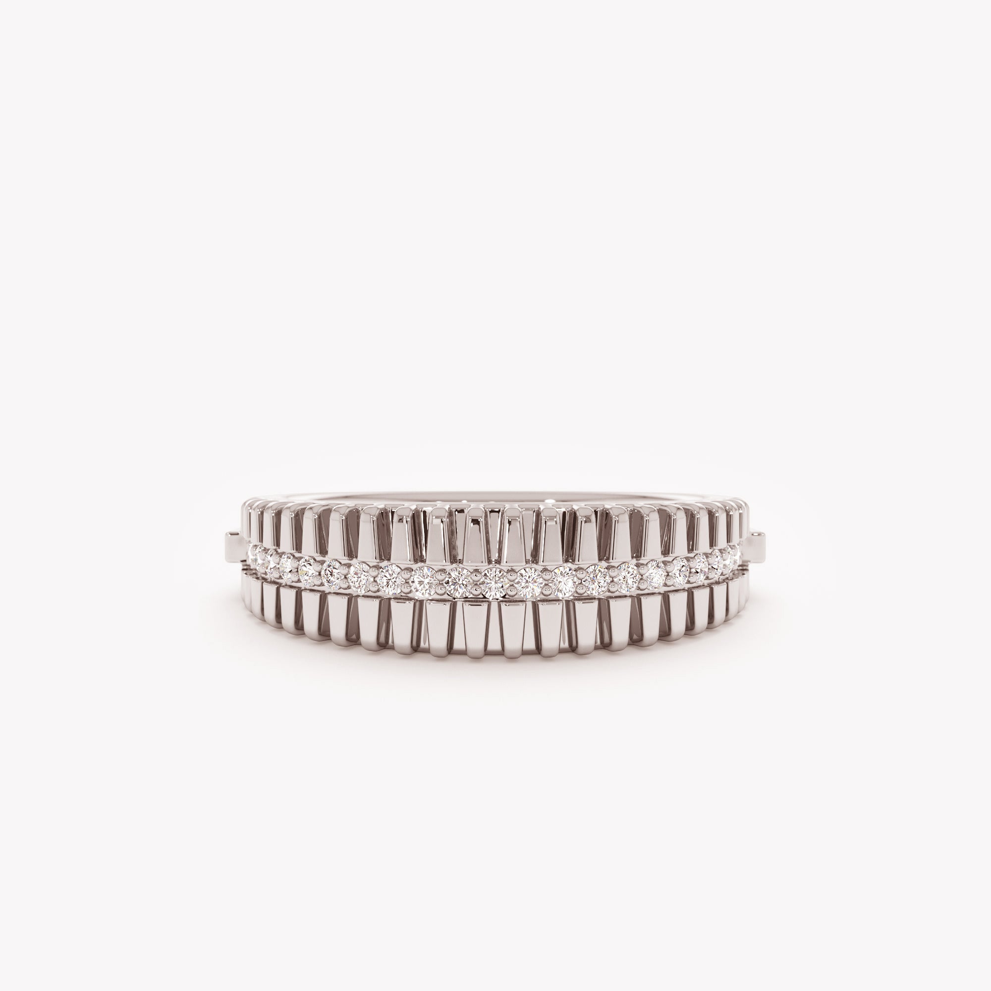 Glimmering Deco Charm Ring