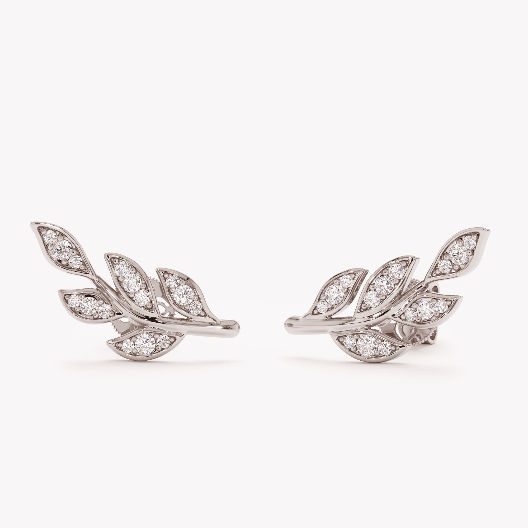 Luminous Leaf Earrings