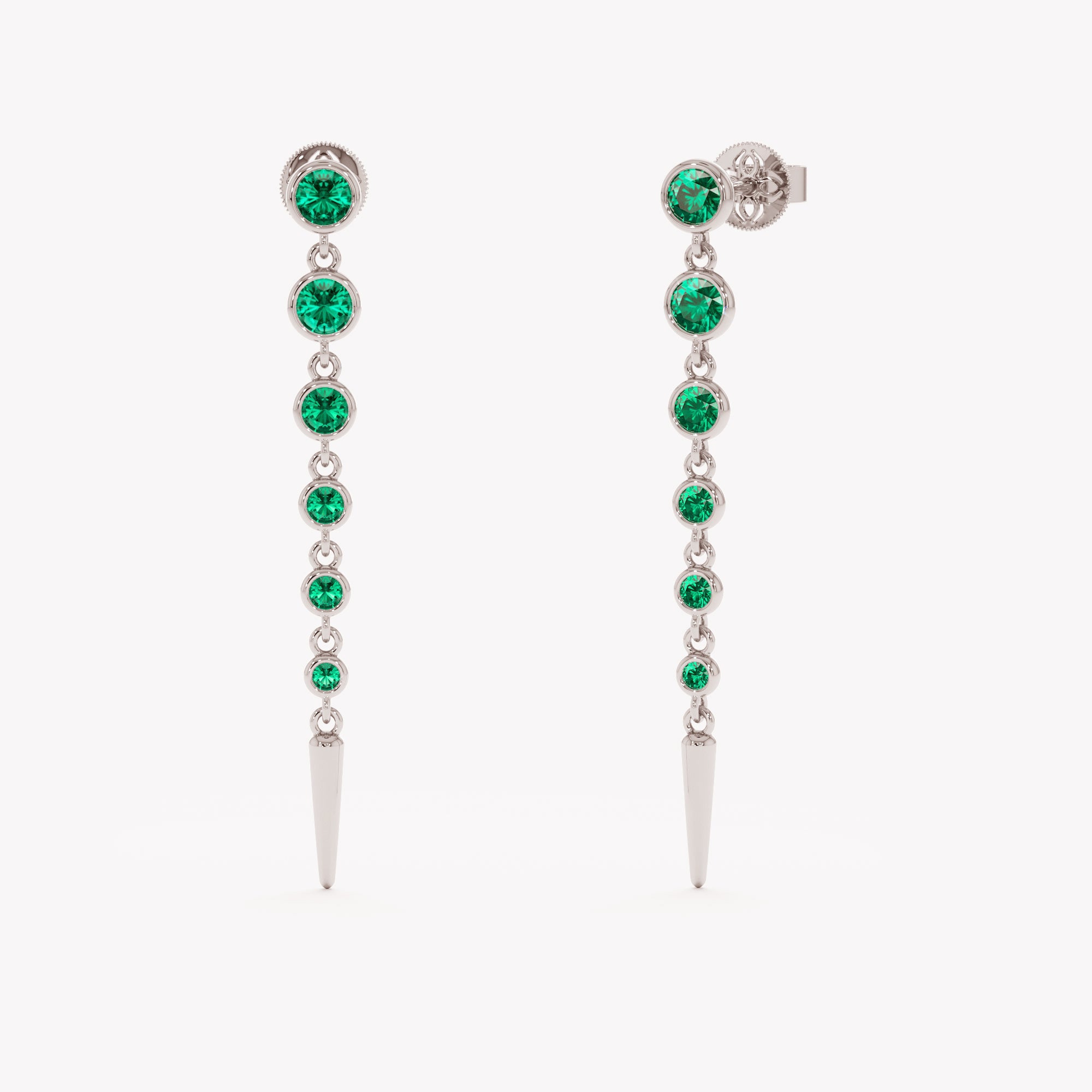 Stepwise Drop Earrings
