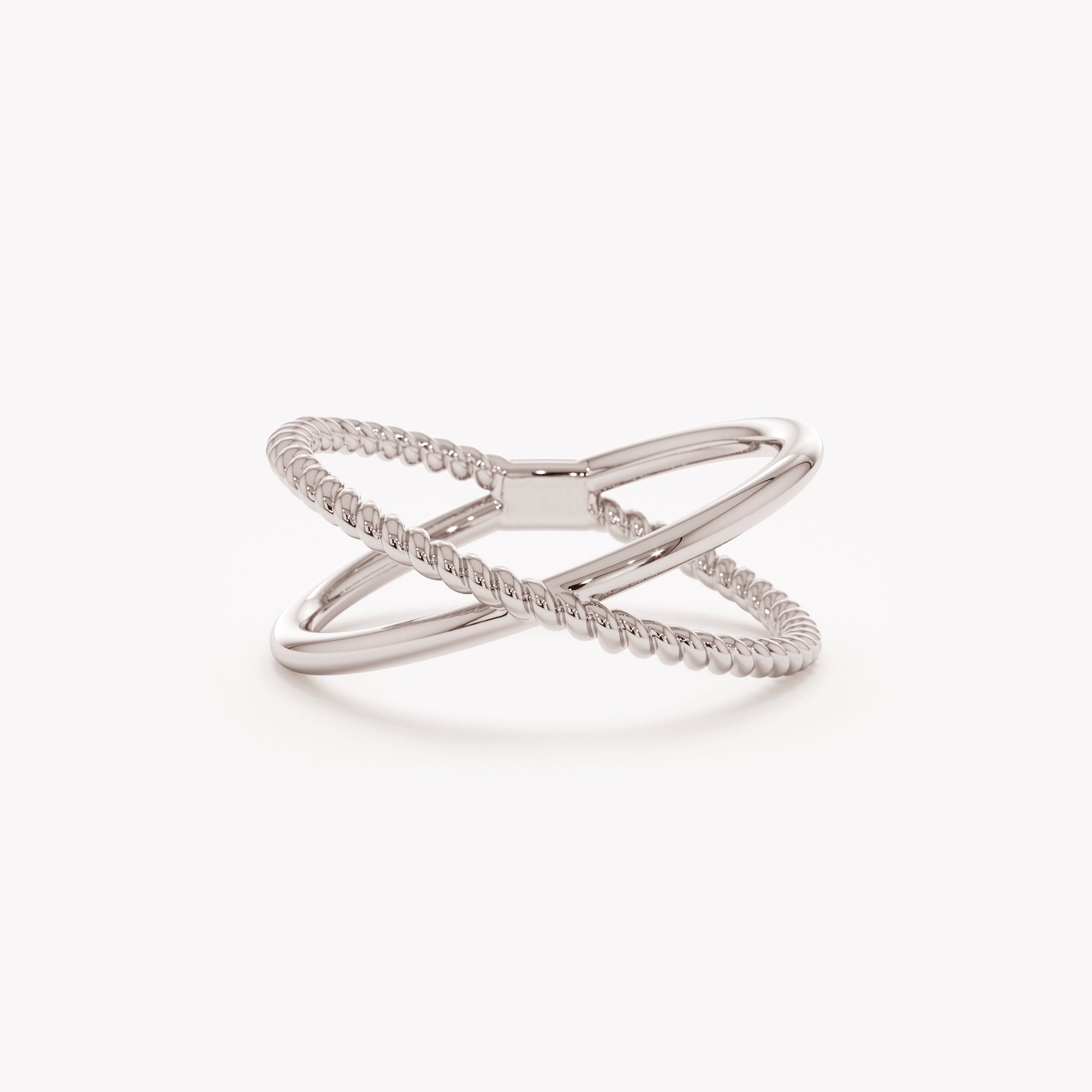 Interlaced Silver Band