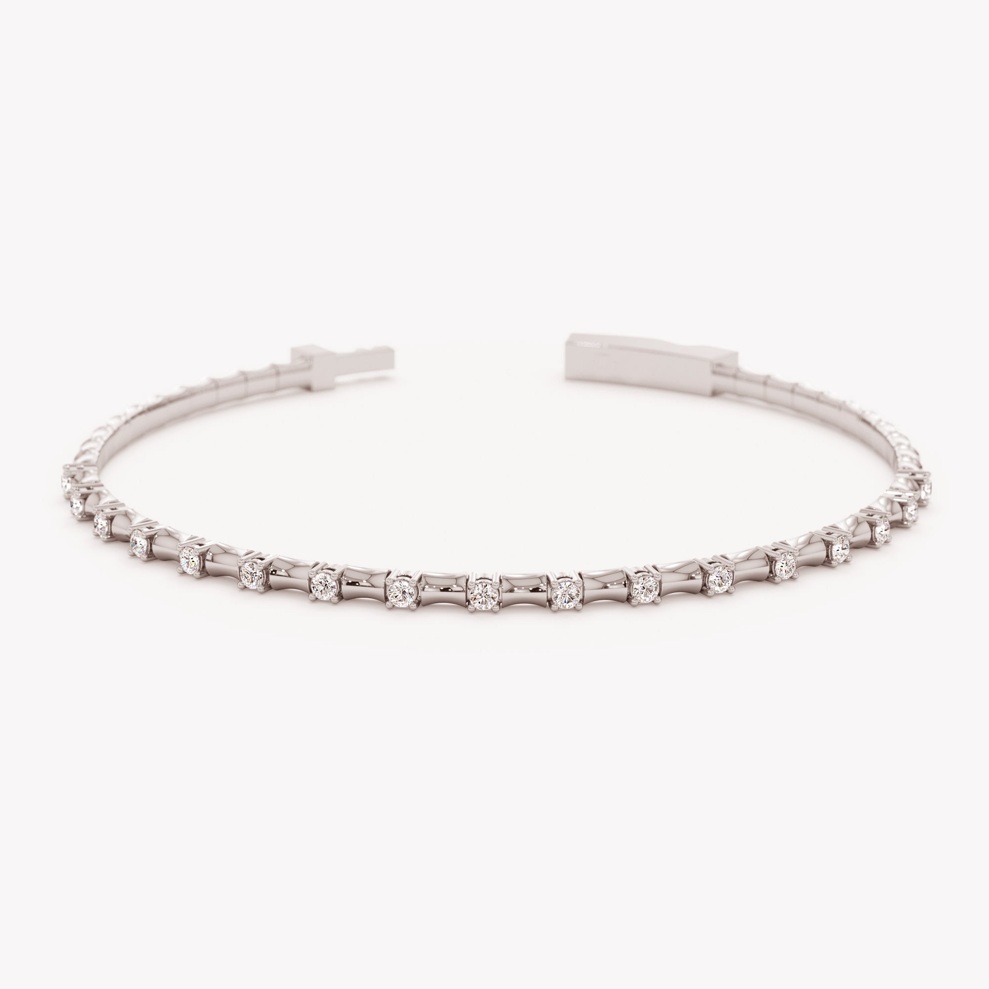 Linear Elegance Bangle Bracelet