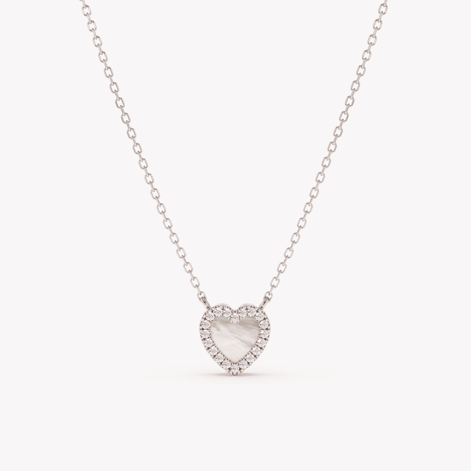 Pearl Kiss Heart Necklace