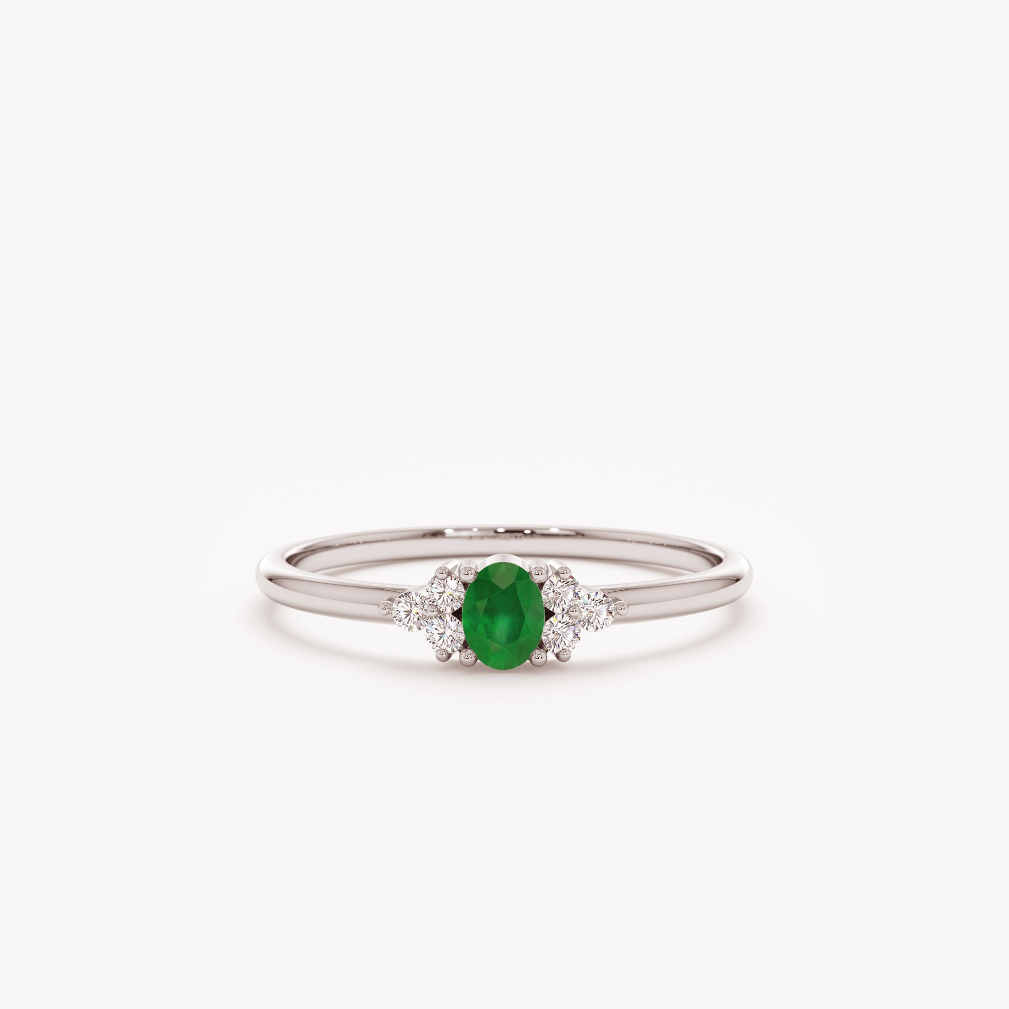 Luxe Emerald Promise Ring