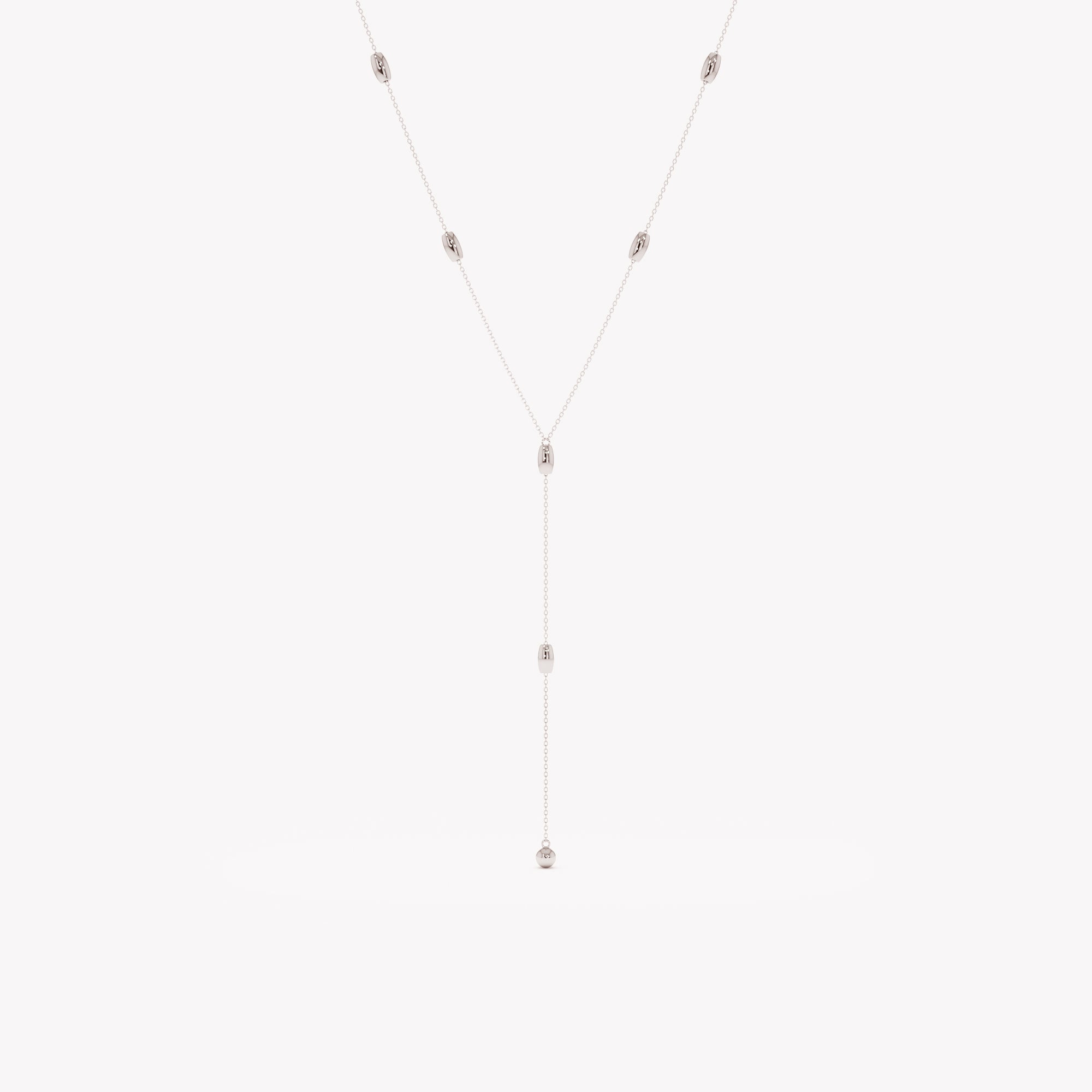 Versatile Beaded Lariat Necklace