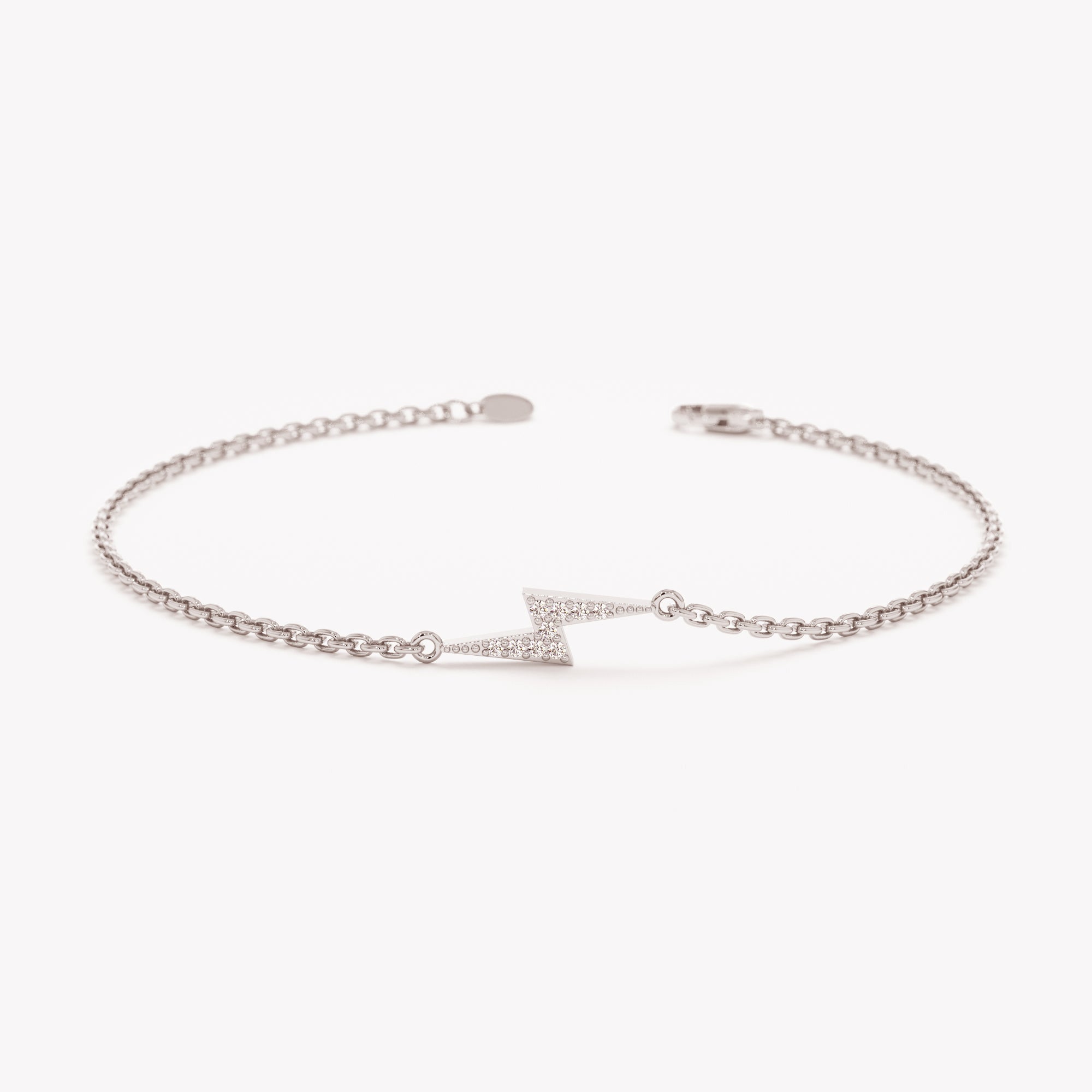 Diamond Lightning Bolt Bracelet