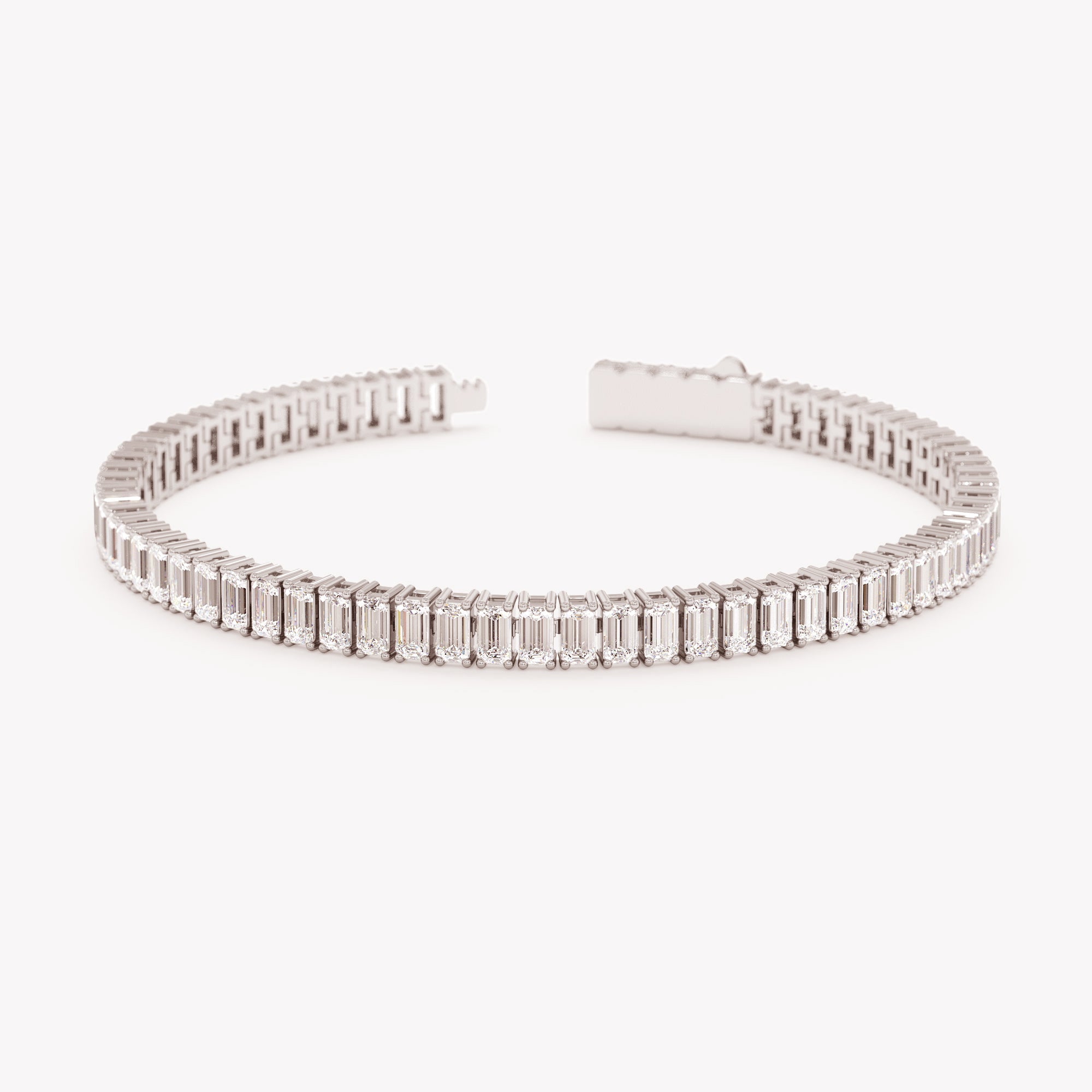 Refined Baguette Sparkle Tennis Bracelet