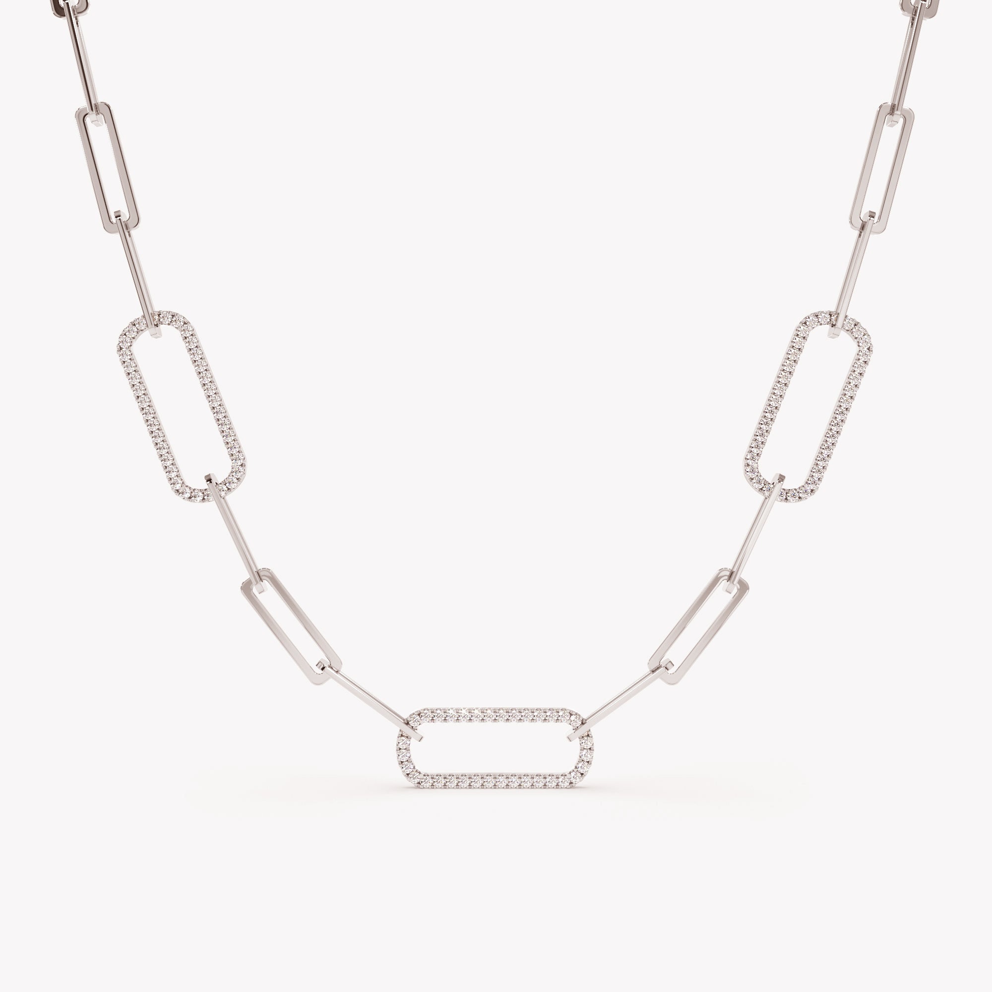 Edgy Paperclip Necklace