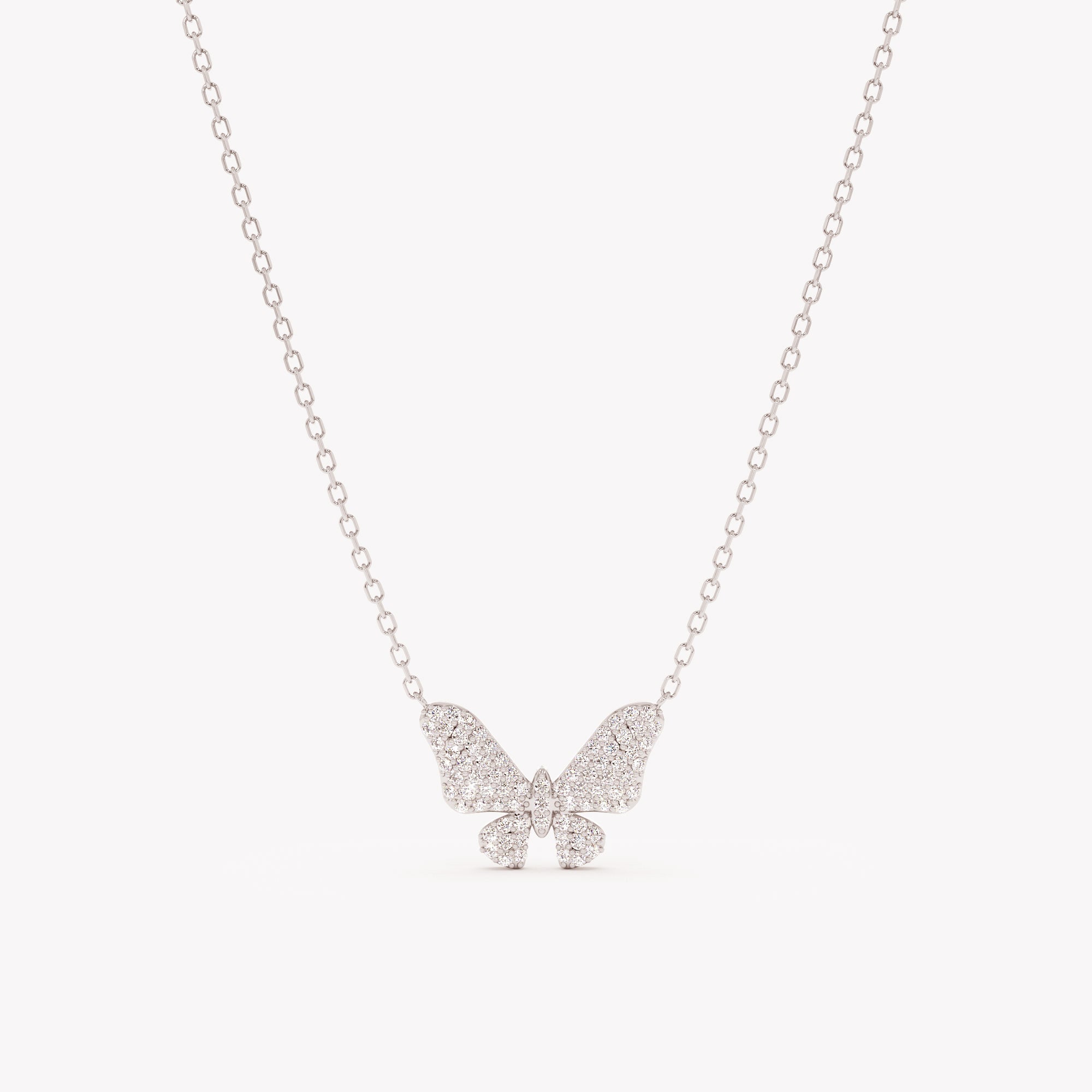 Diamond Twilight Butterfly Necklace