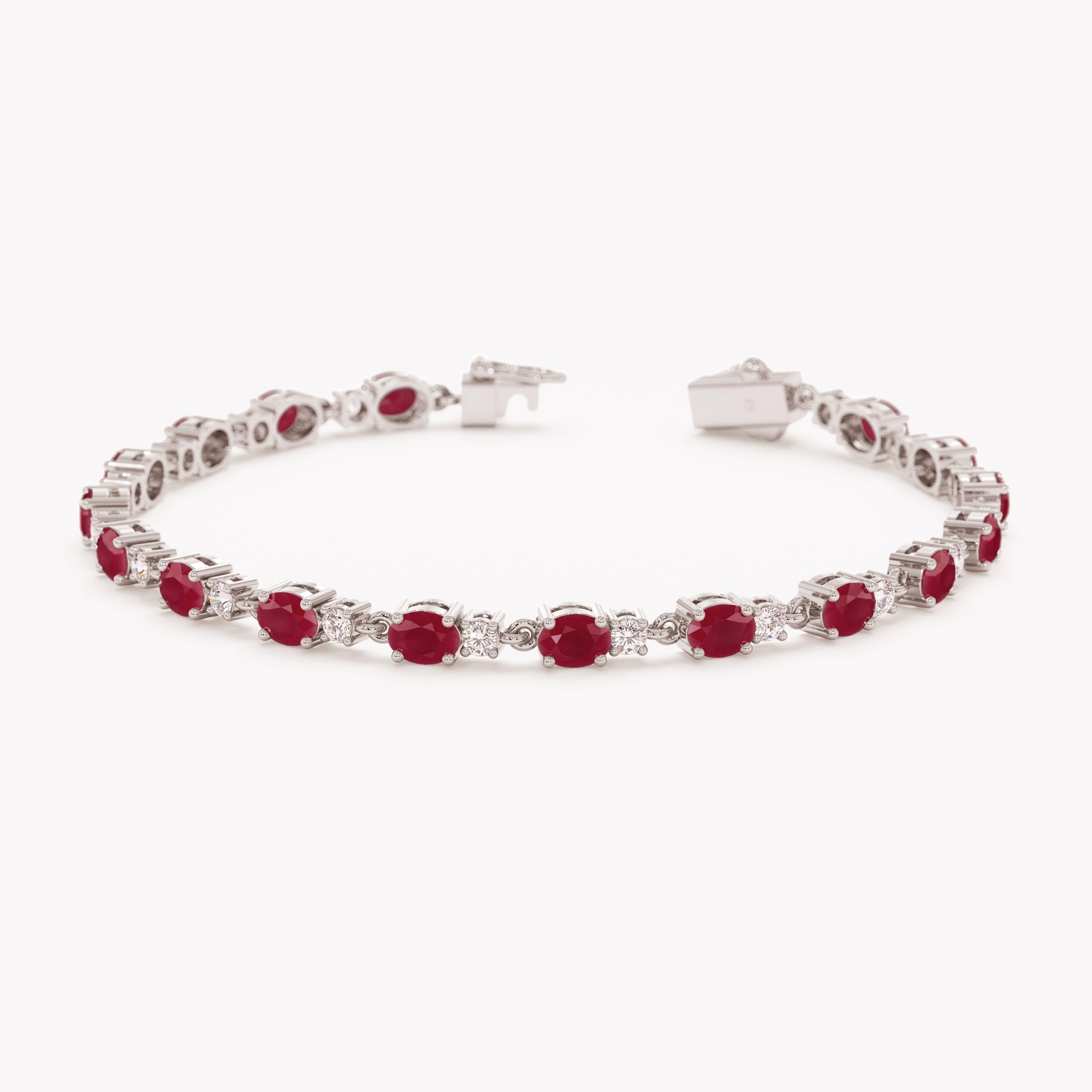 Rosette Ruby Bracelet