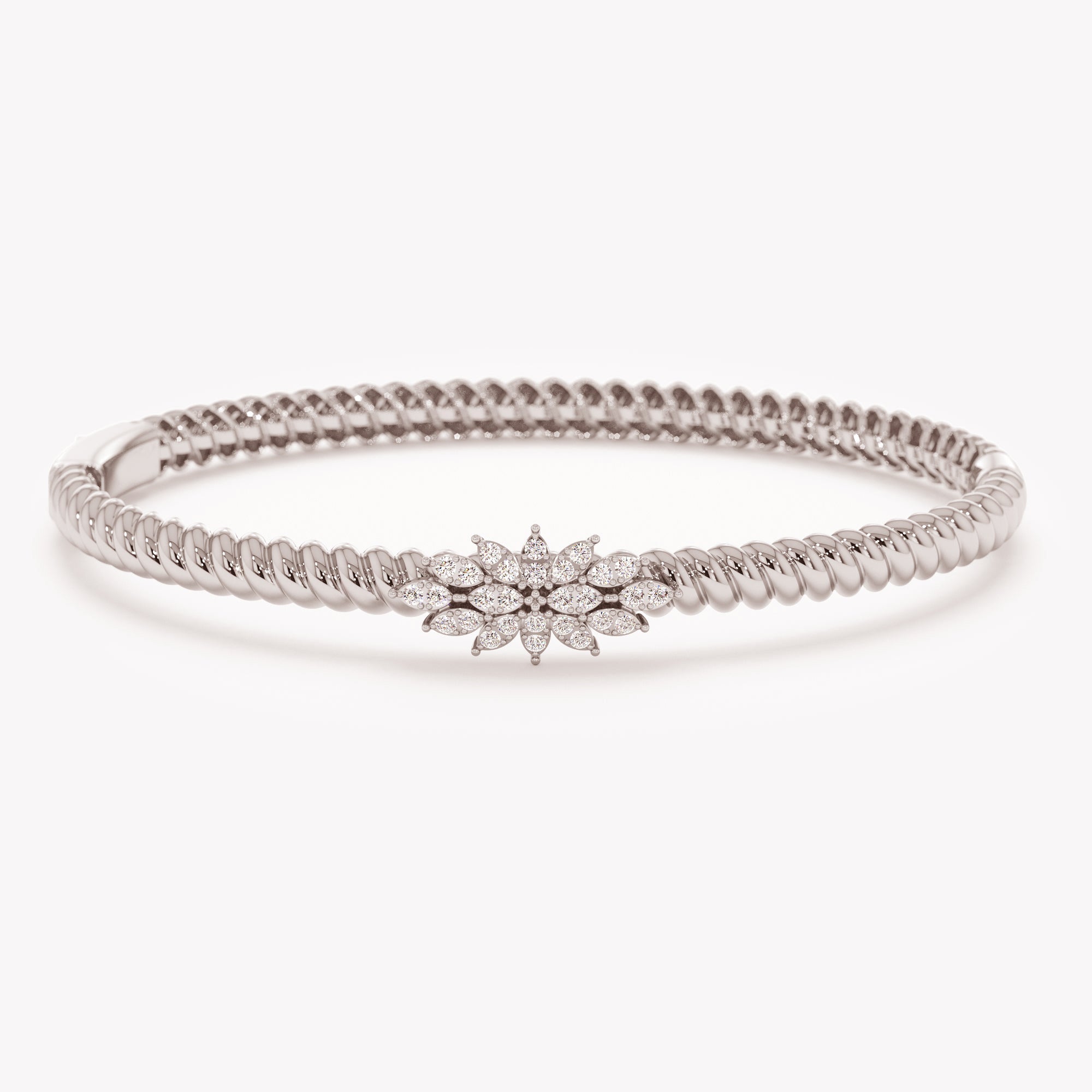Gleaming Spiral Bracelet