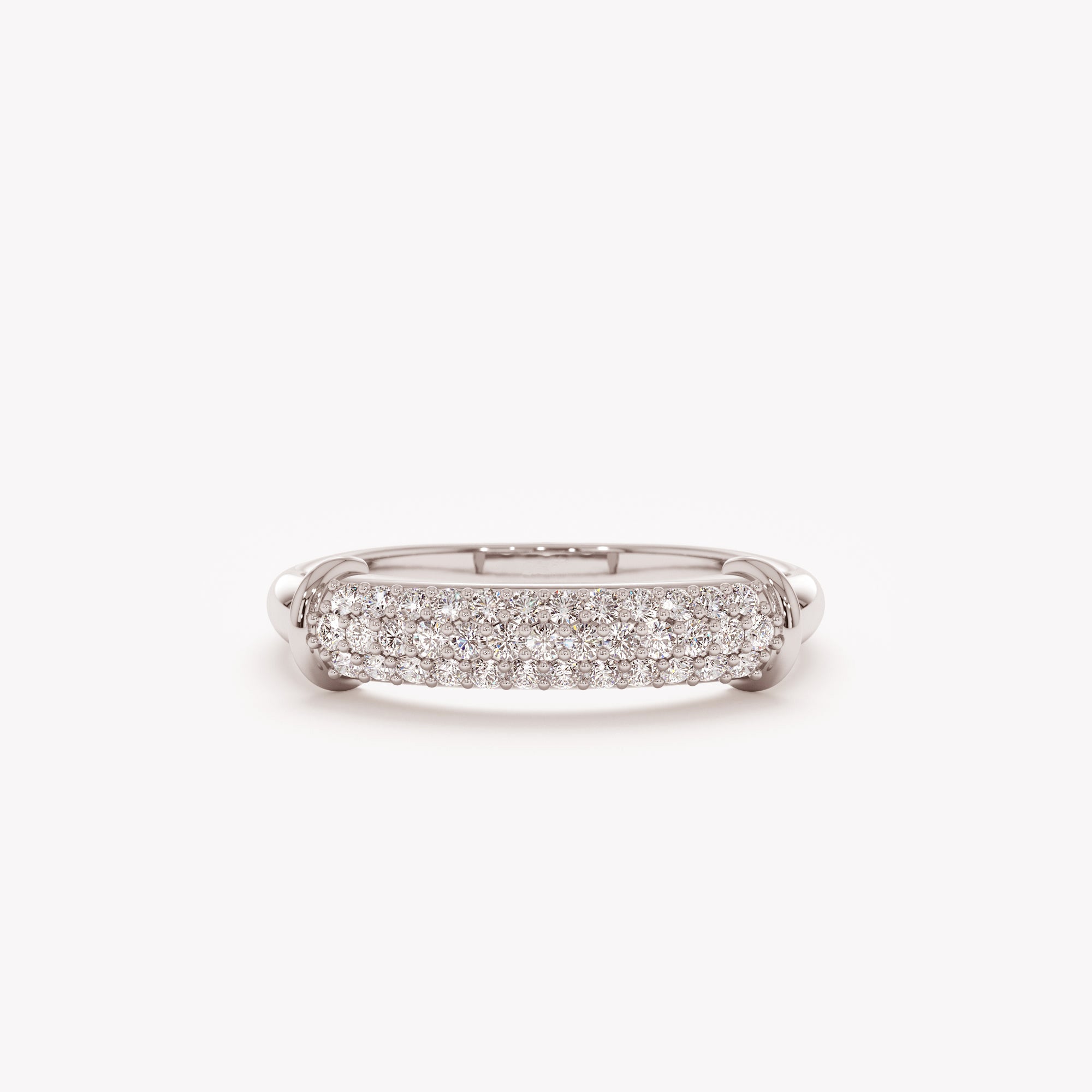 Celeste Paved Dome Ring