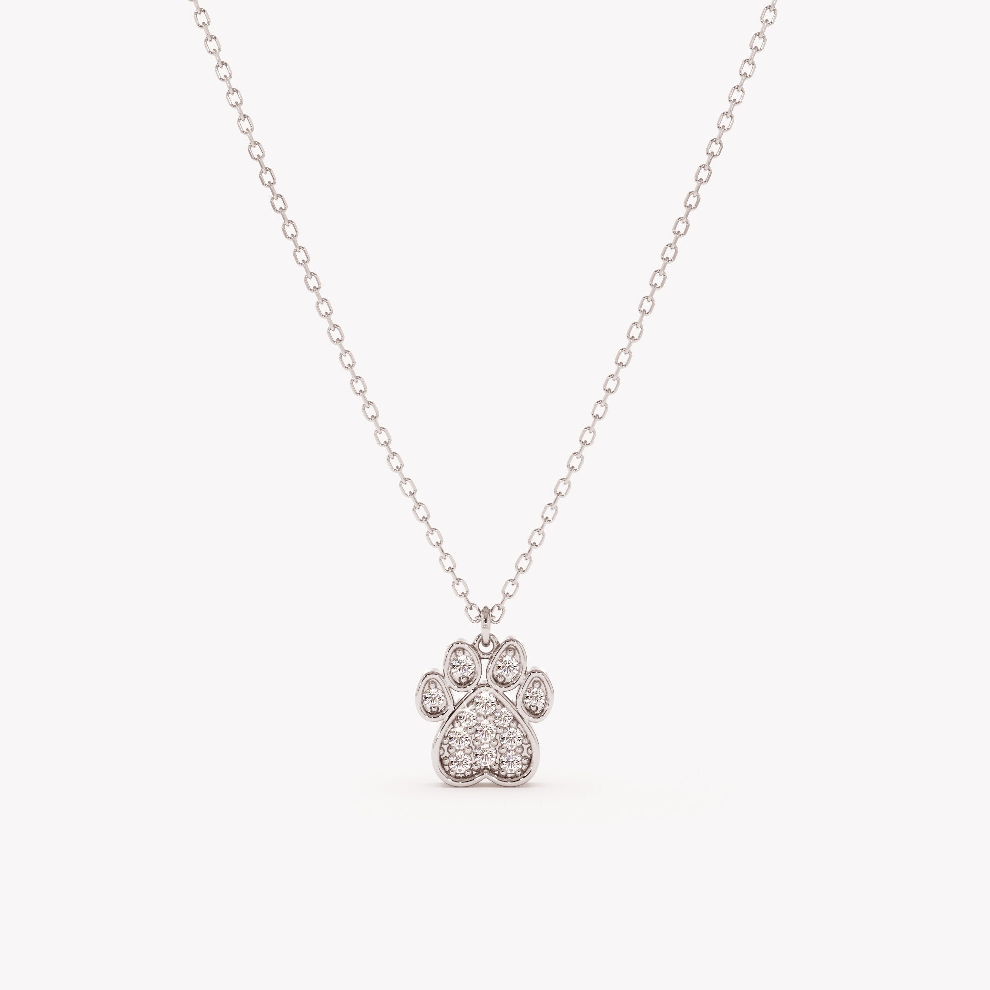 Sparkling Paw Necklace