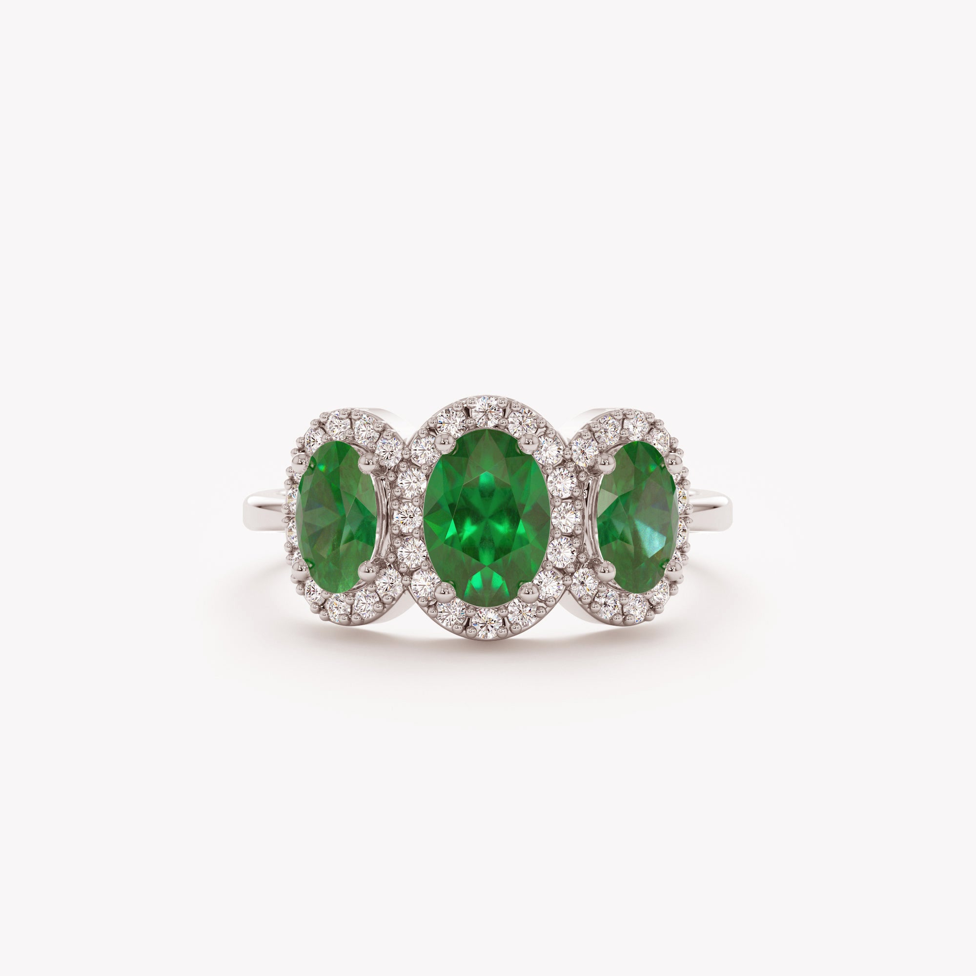Forever Green Solitaire Ring
