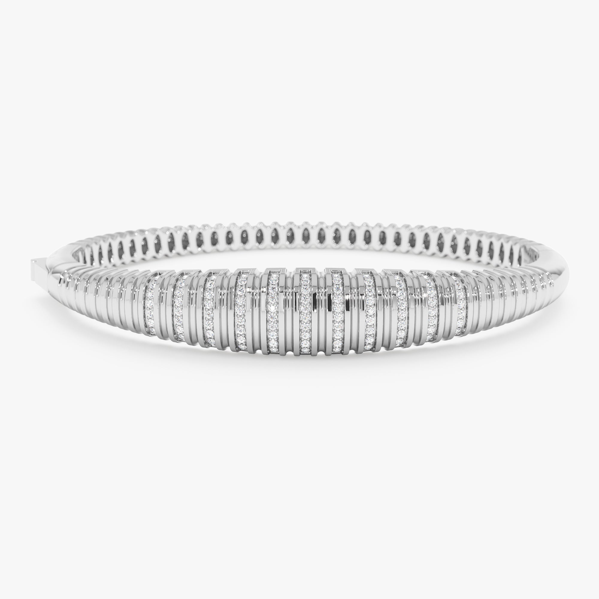 Lunar Glow Diamond Bangle