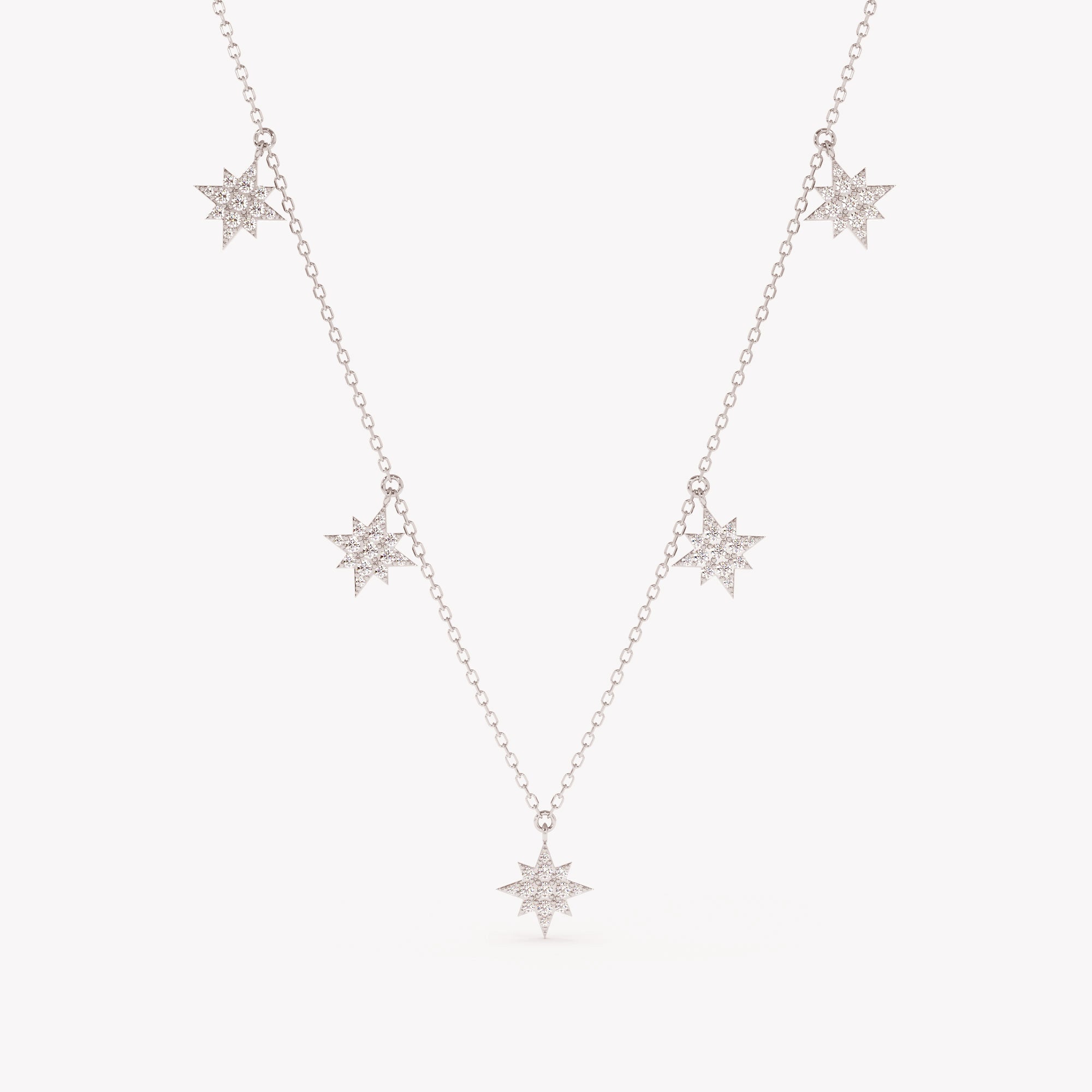 Celestial Glow Station Necklace