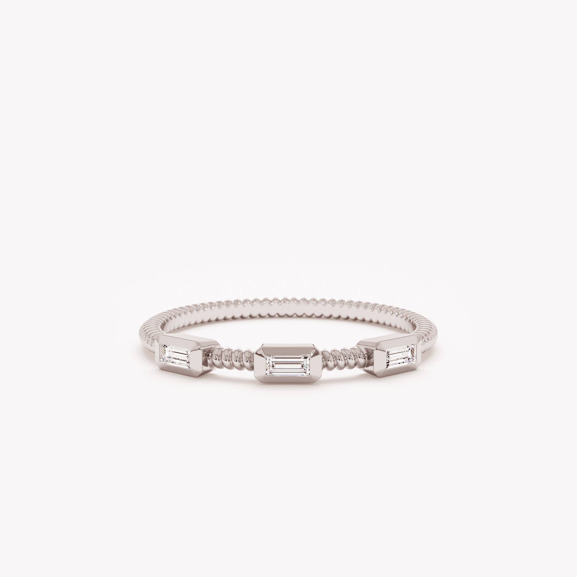 Gleam Baguette Station Ring