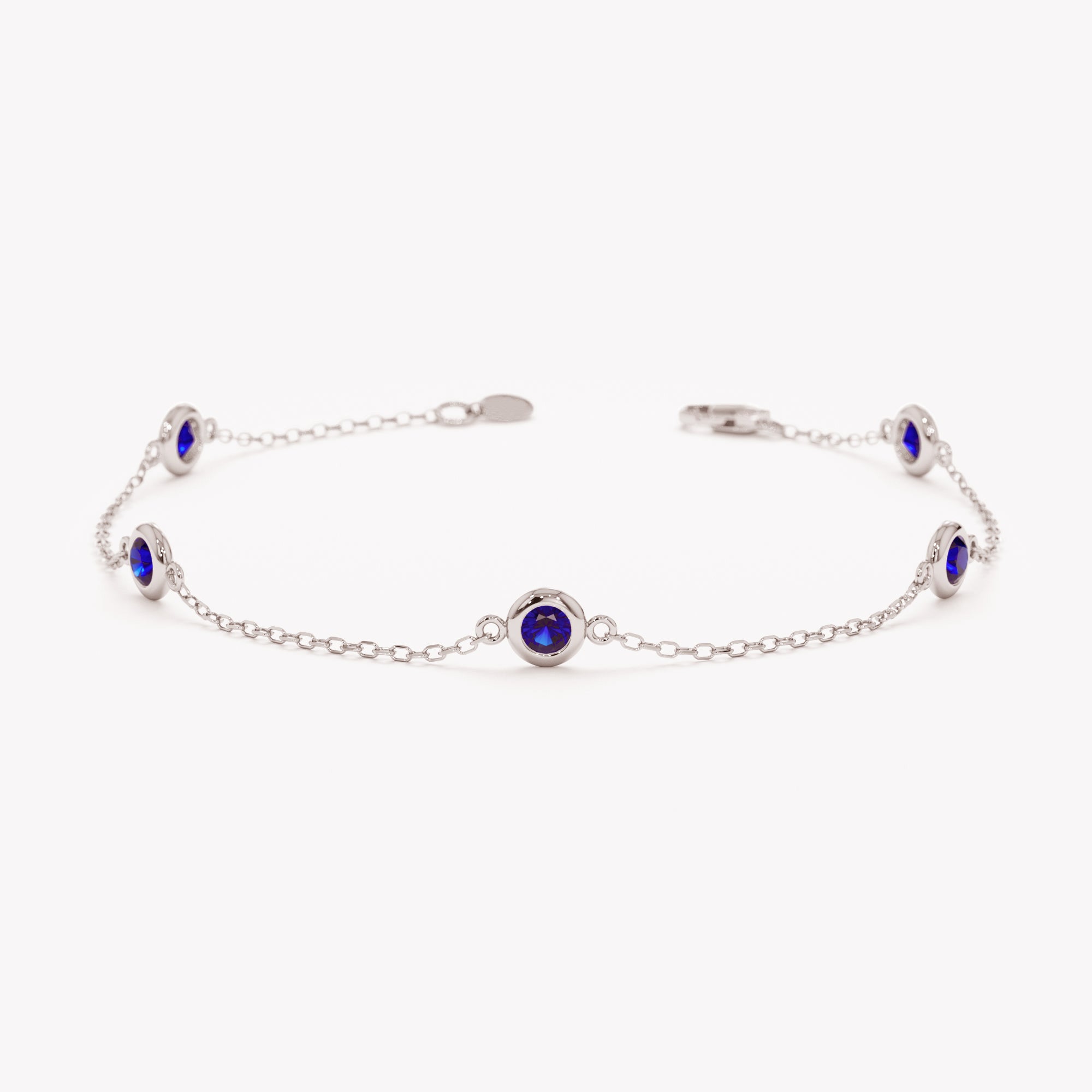 Radiant Sapphire Station Chain
