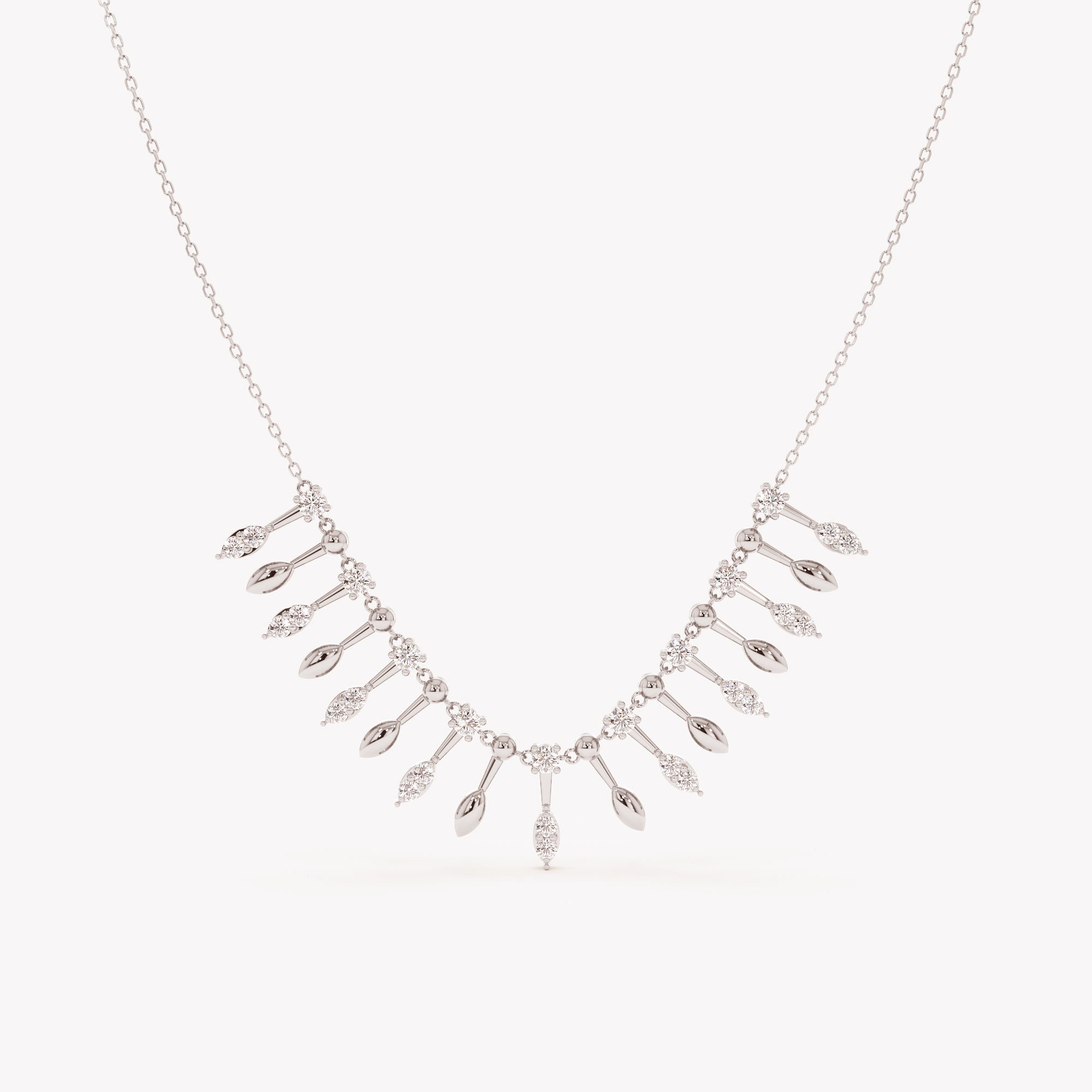 Threaded Fringe Necklace