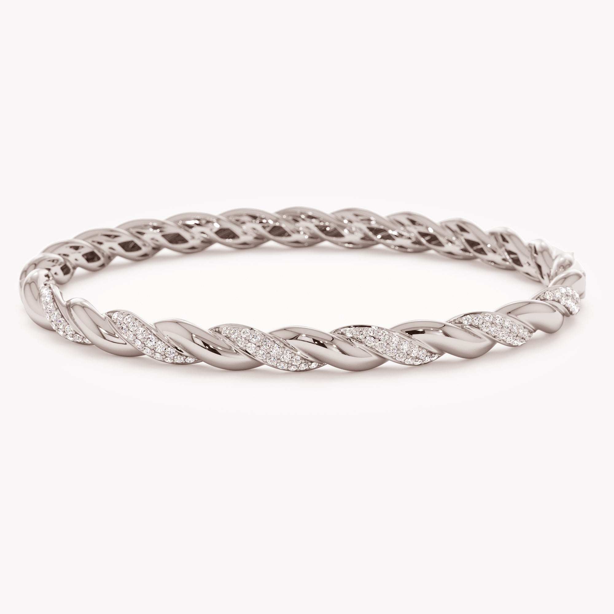 Rope Twist Eternity Bracelet