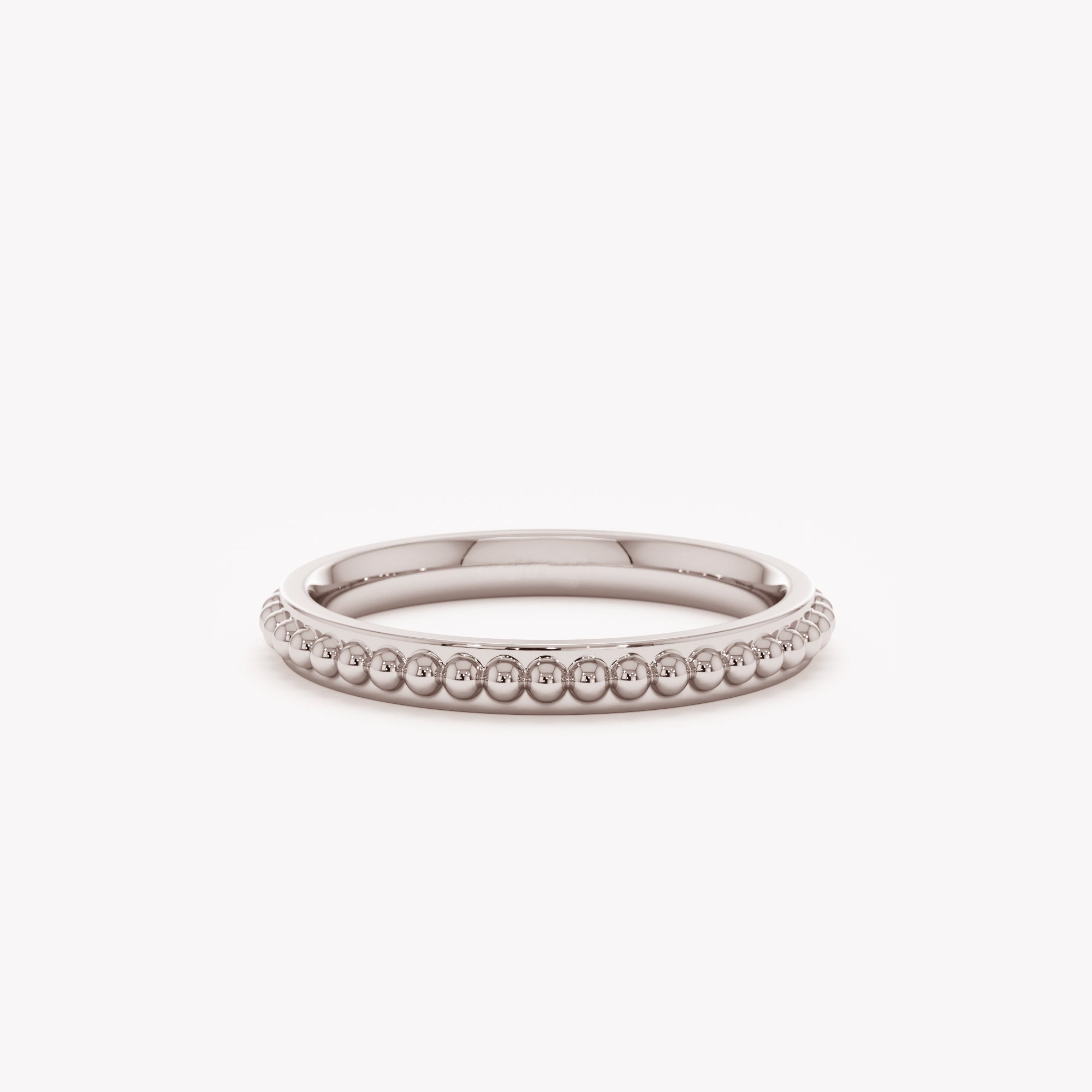 Textured Bead Eternity Band
