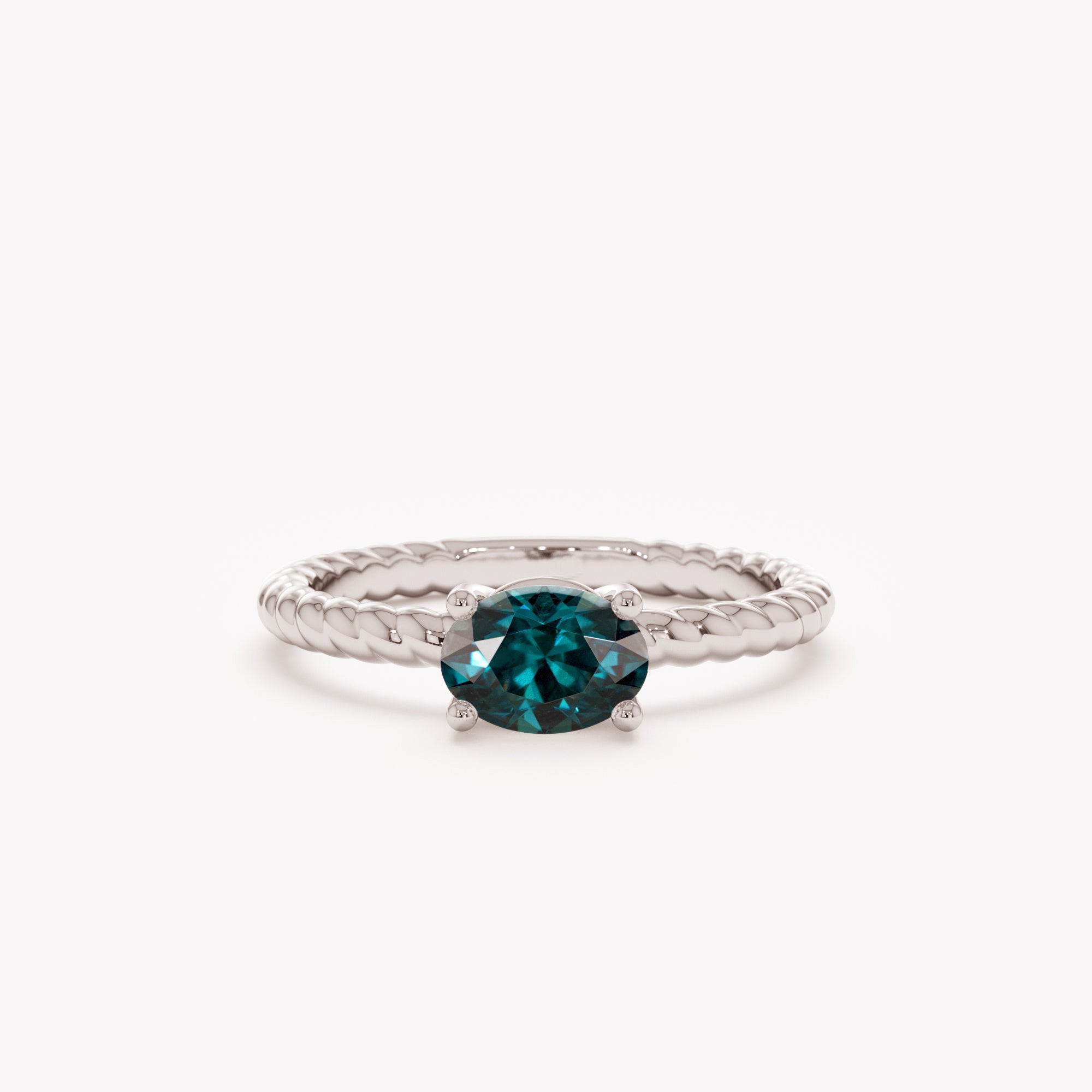 Oval Enchanted Teal Ring