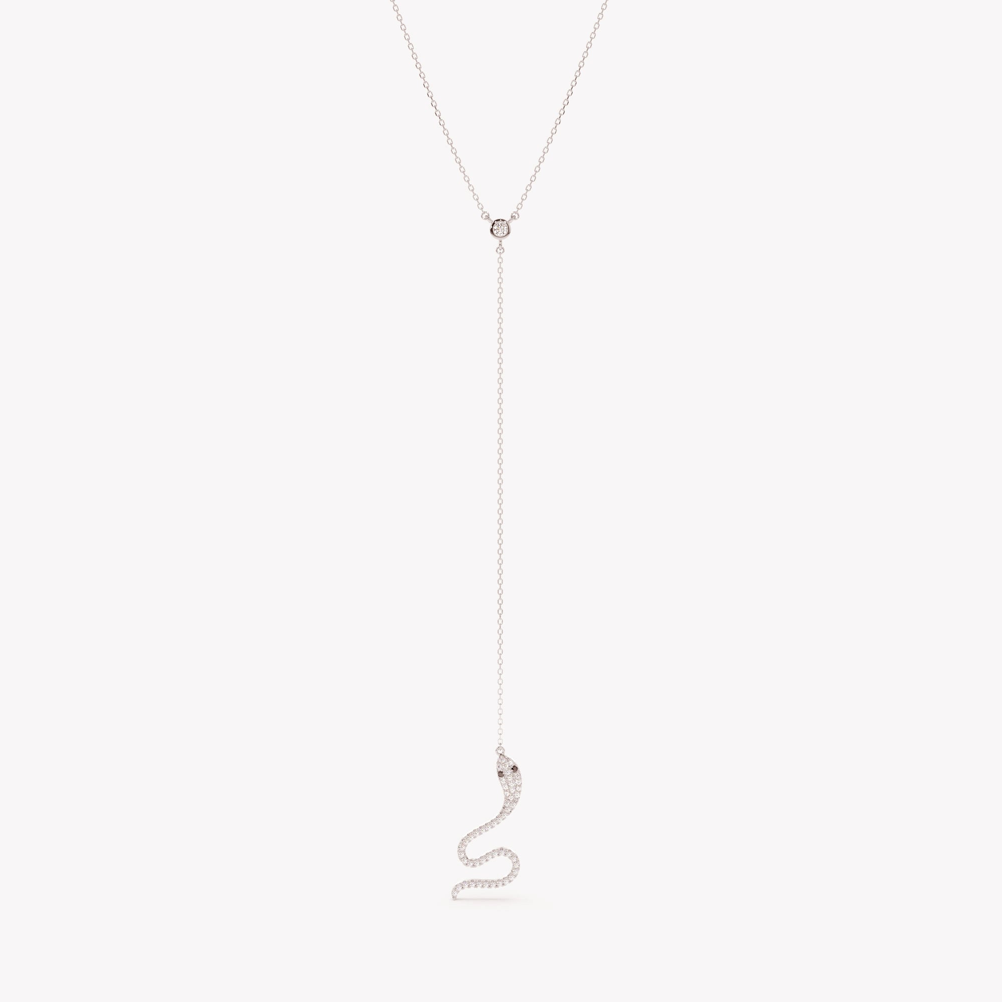 Twisting Serpent Pendant Necklace