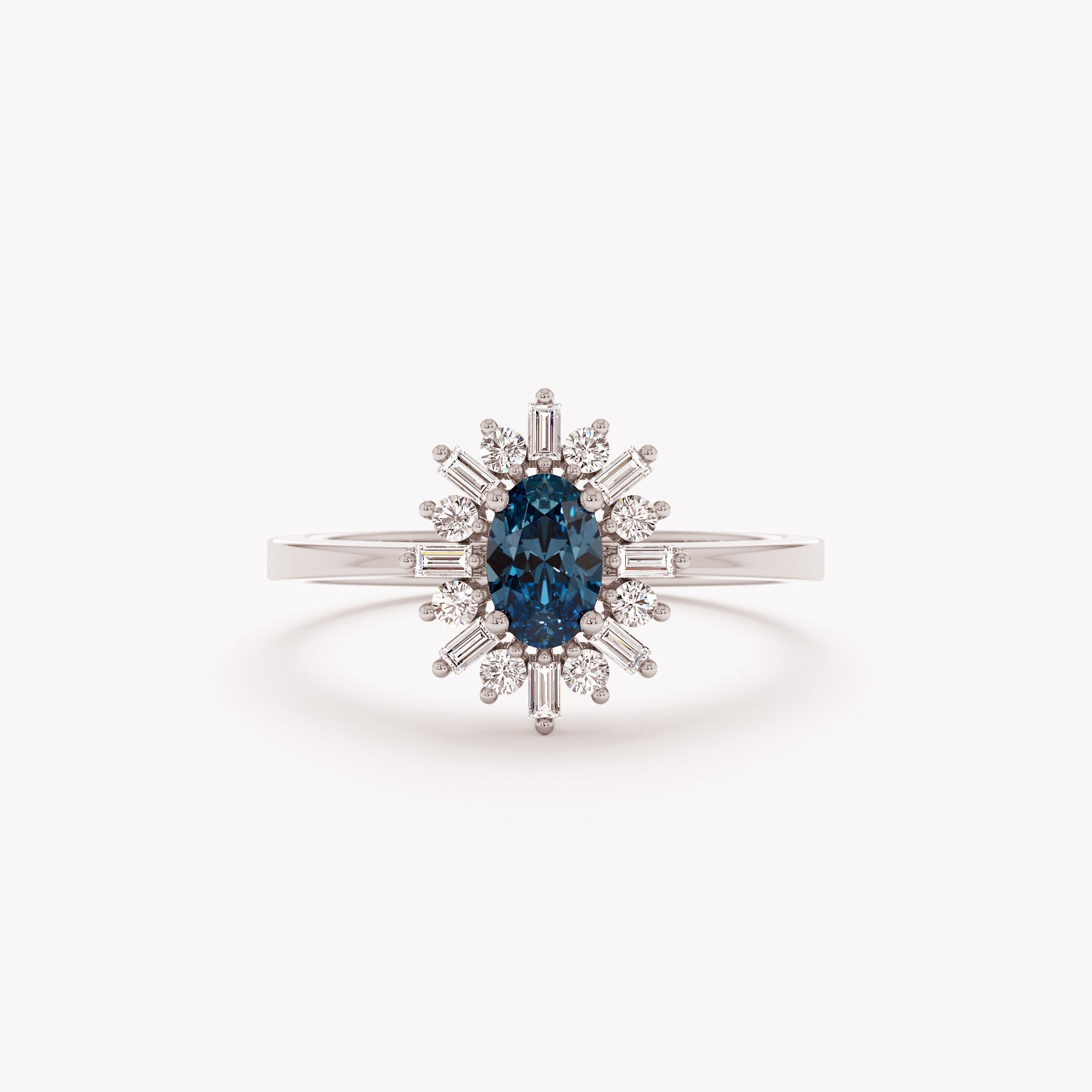 Sapphire Sky Topaz Ring