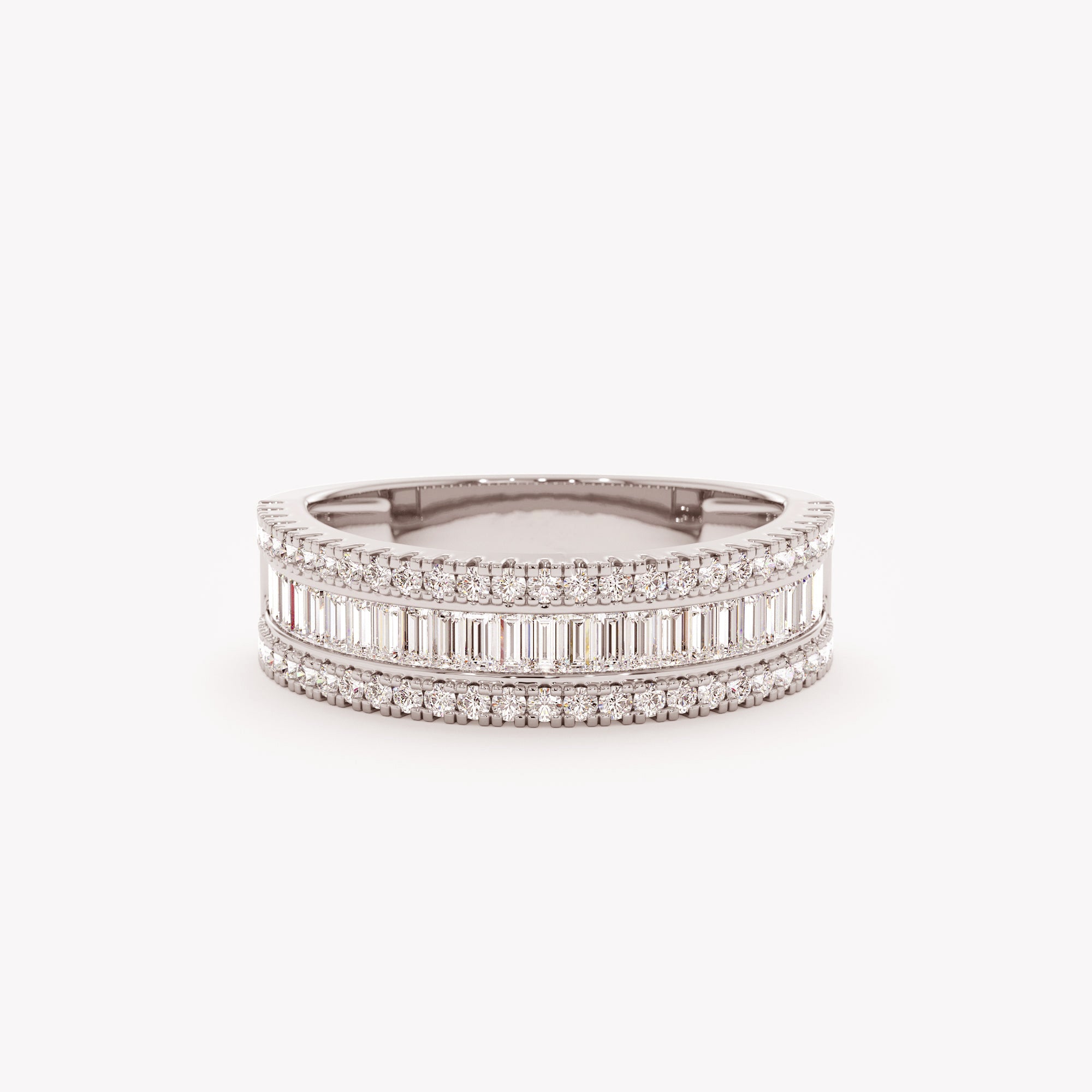Diamond Column Cigar Ring