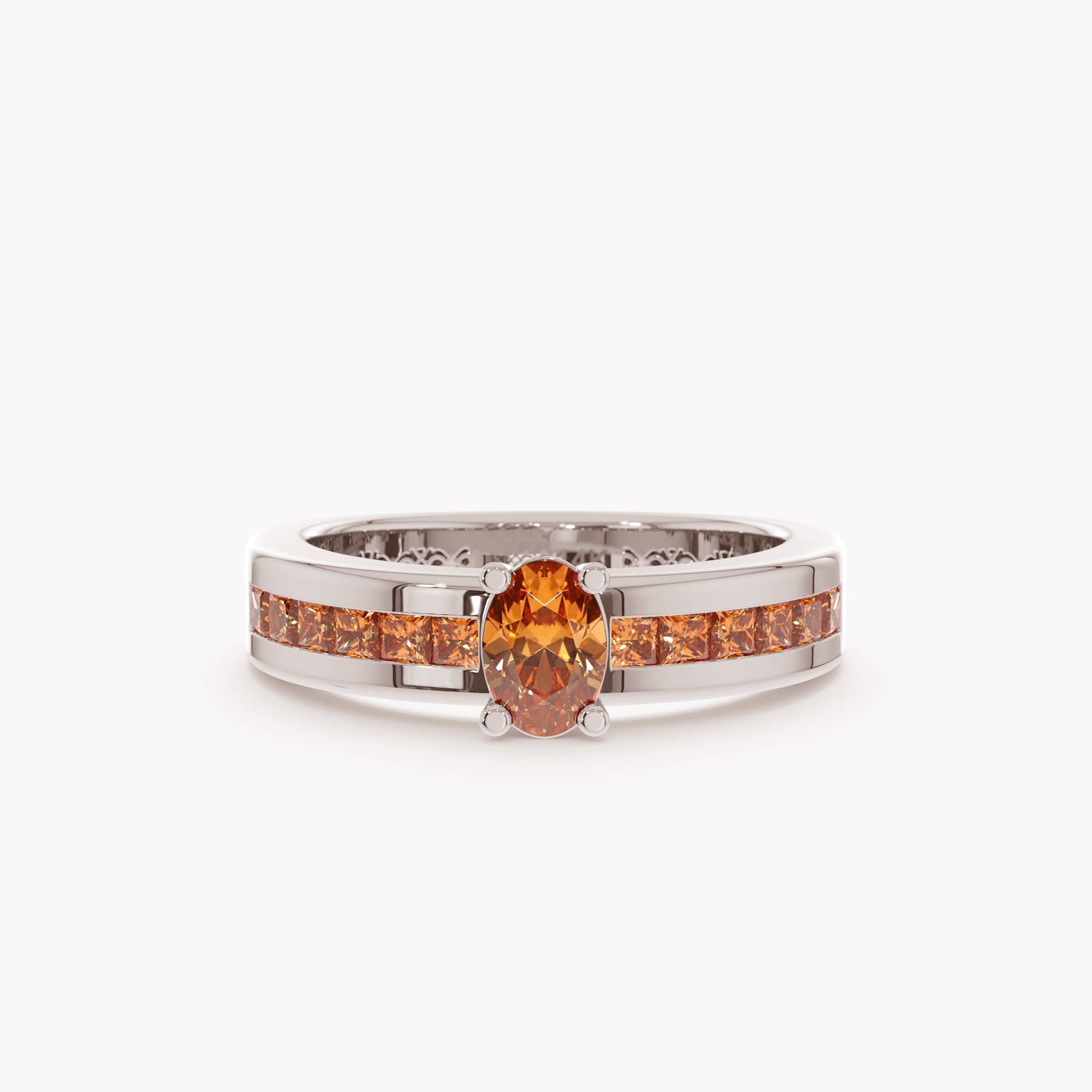 Citrine Deco Heirloom Ring