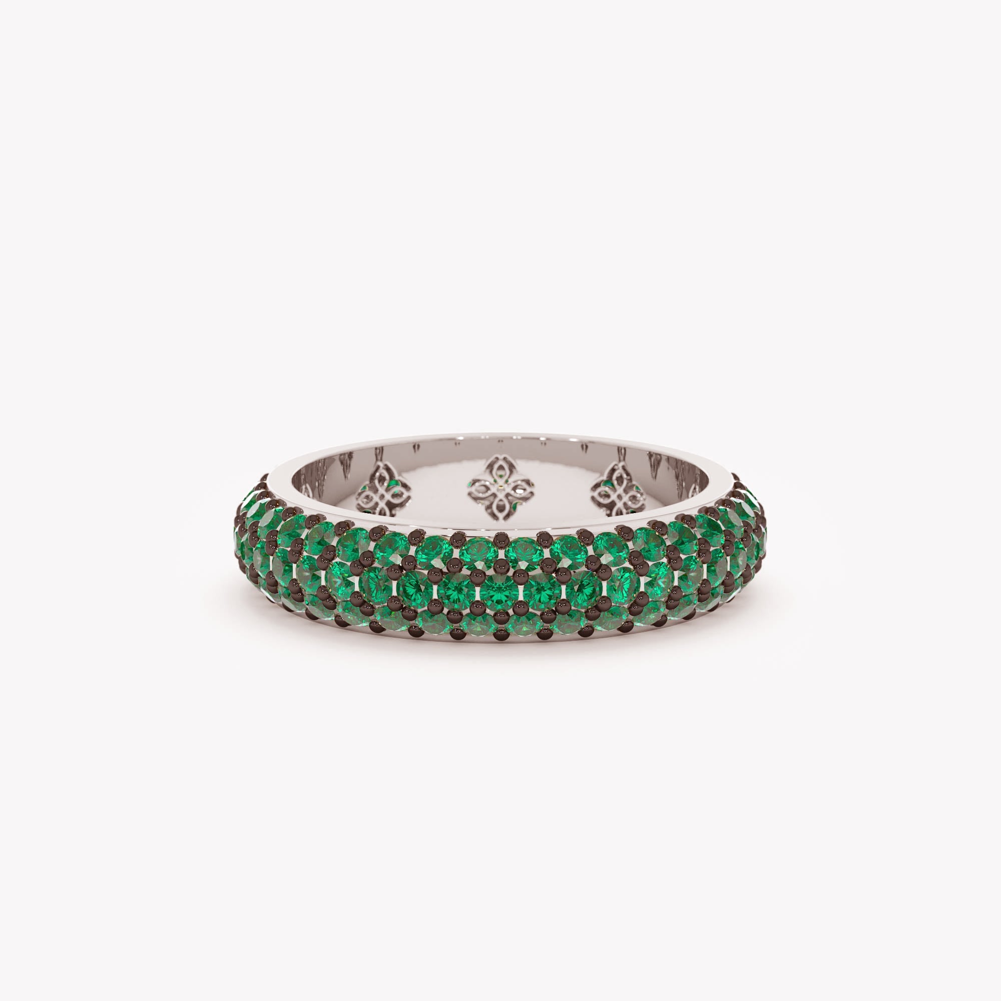 Green Radiance Dome Ring