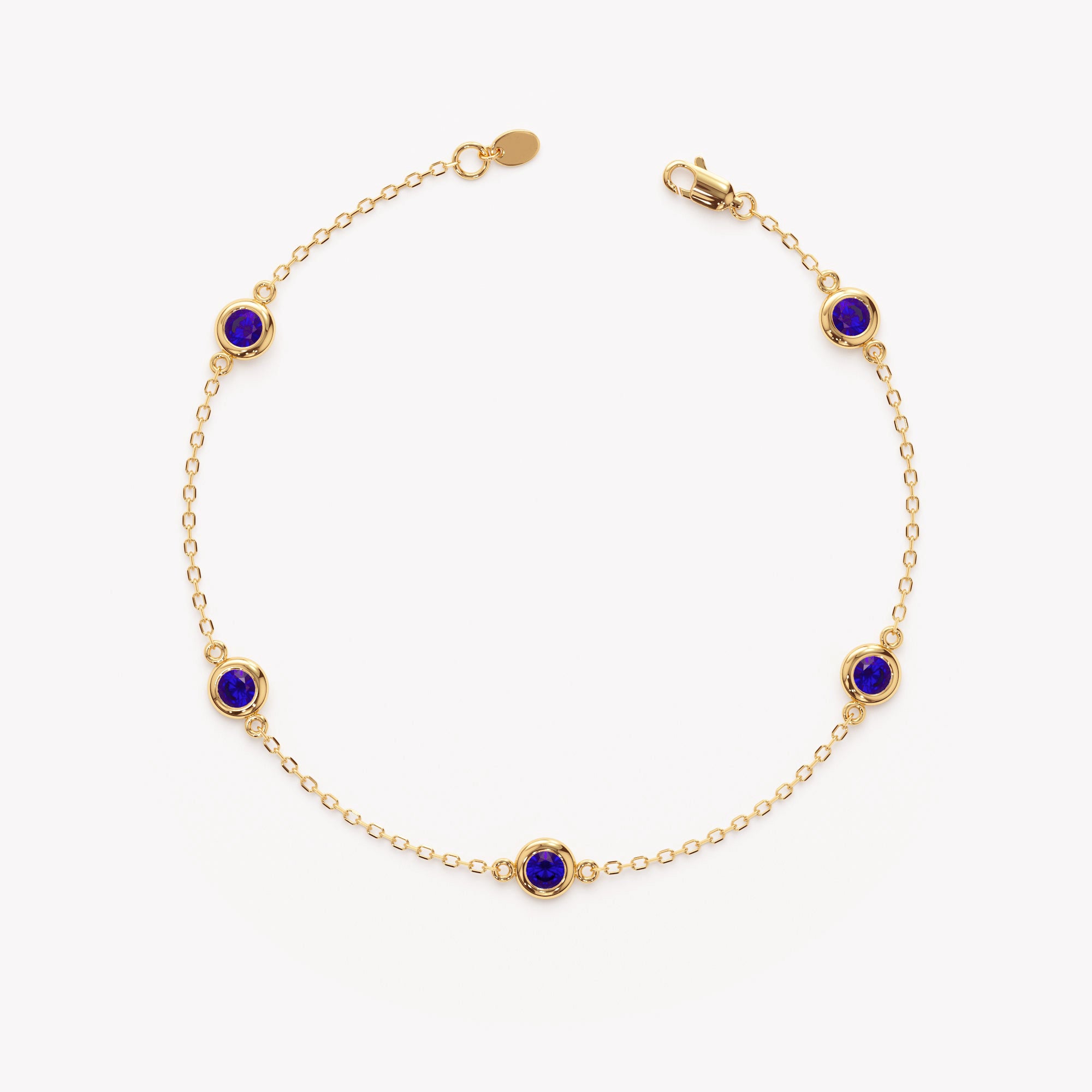 Radiant Sapphire Station Chain