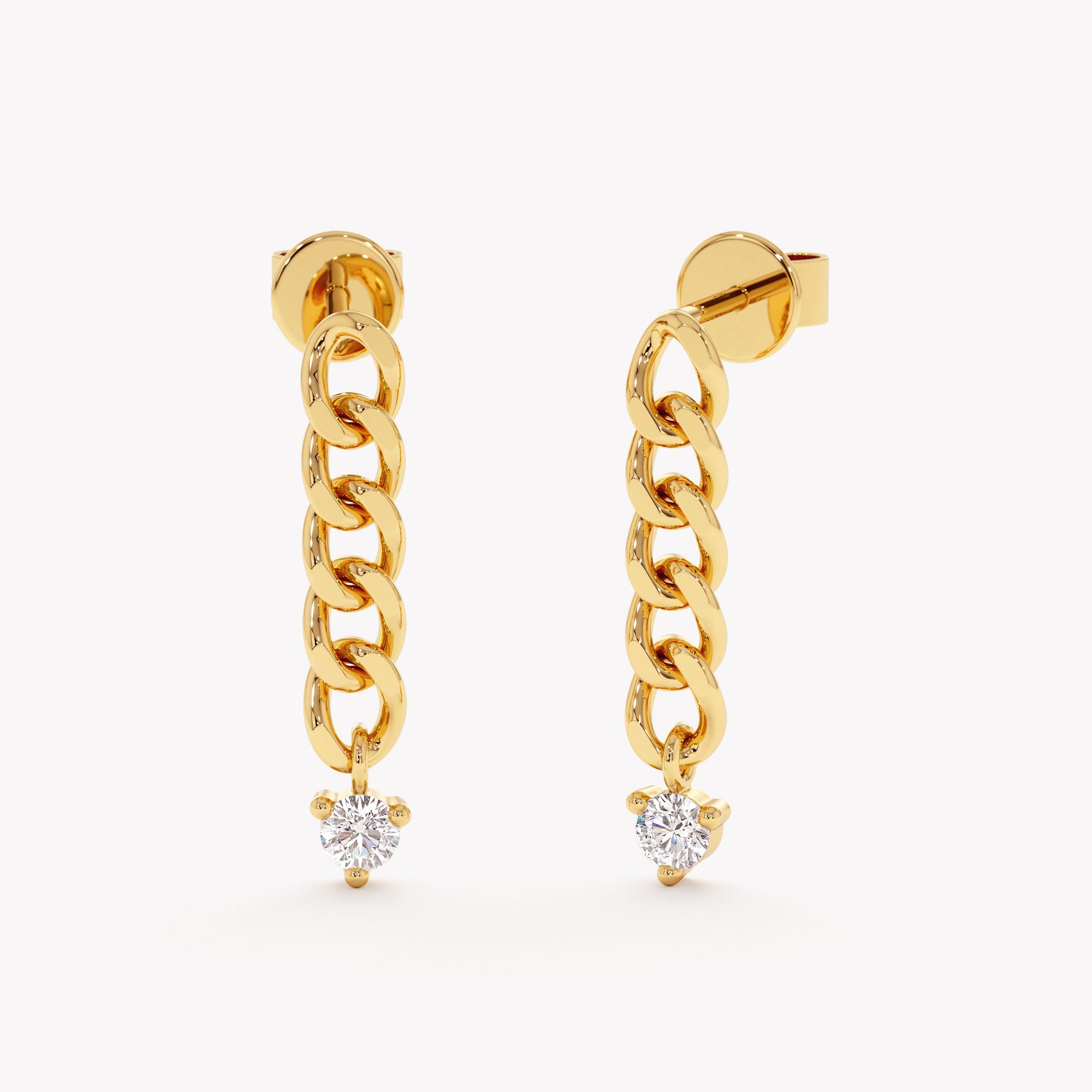 Dangling Cuban Link Earrings