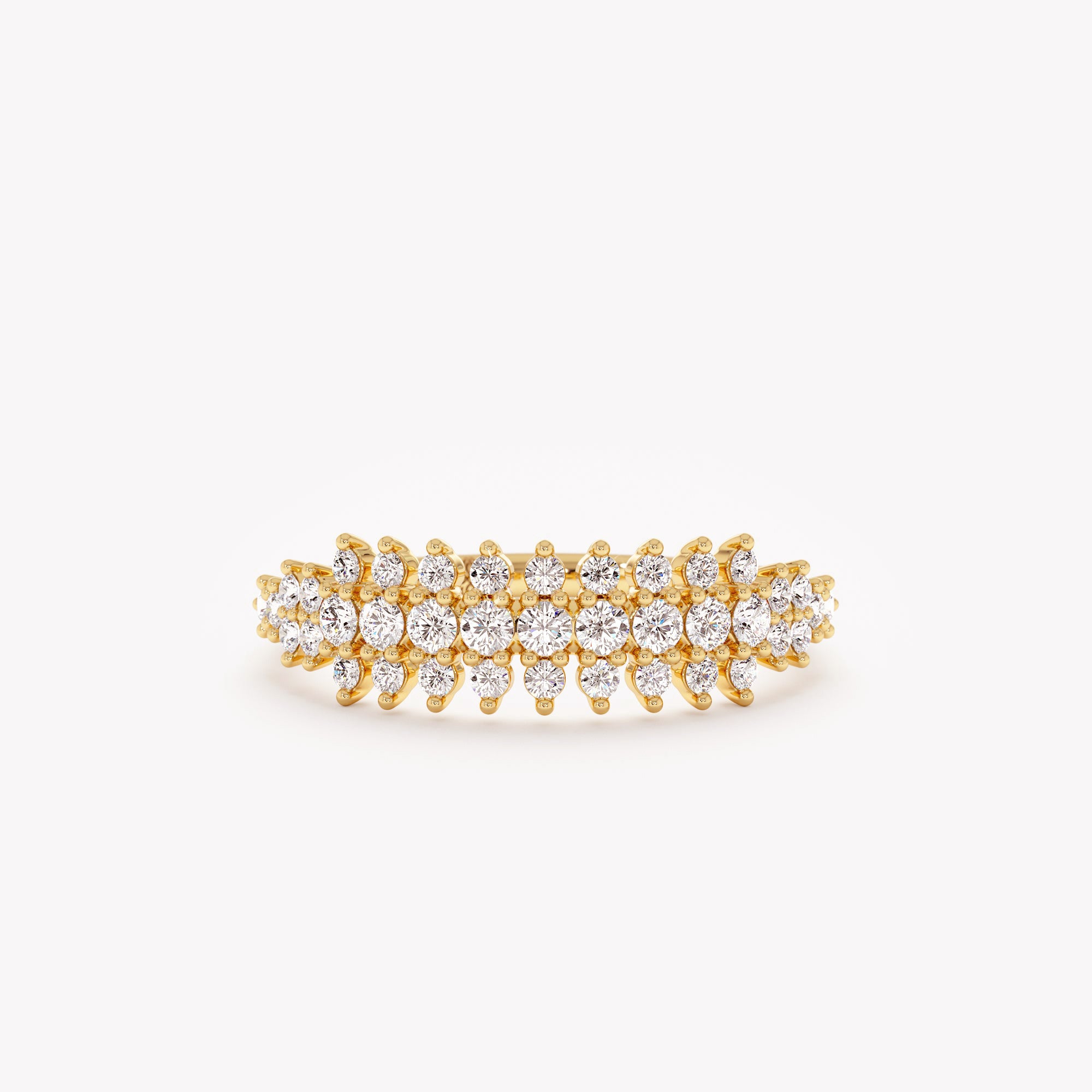 Signature Diamond Cluster Ring