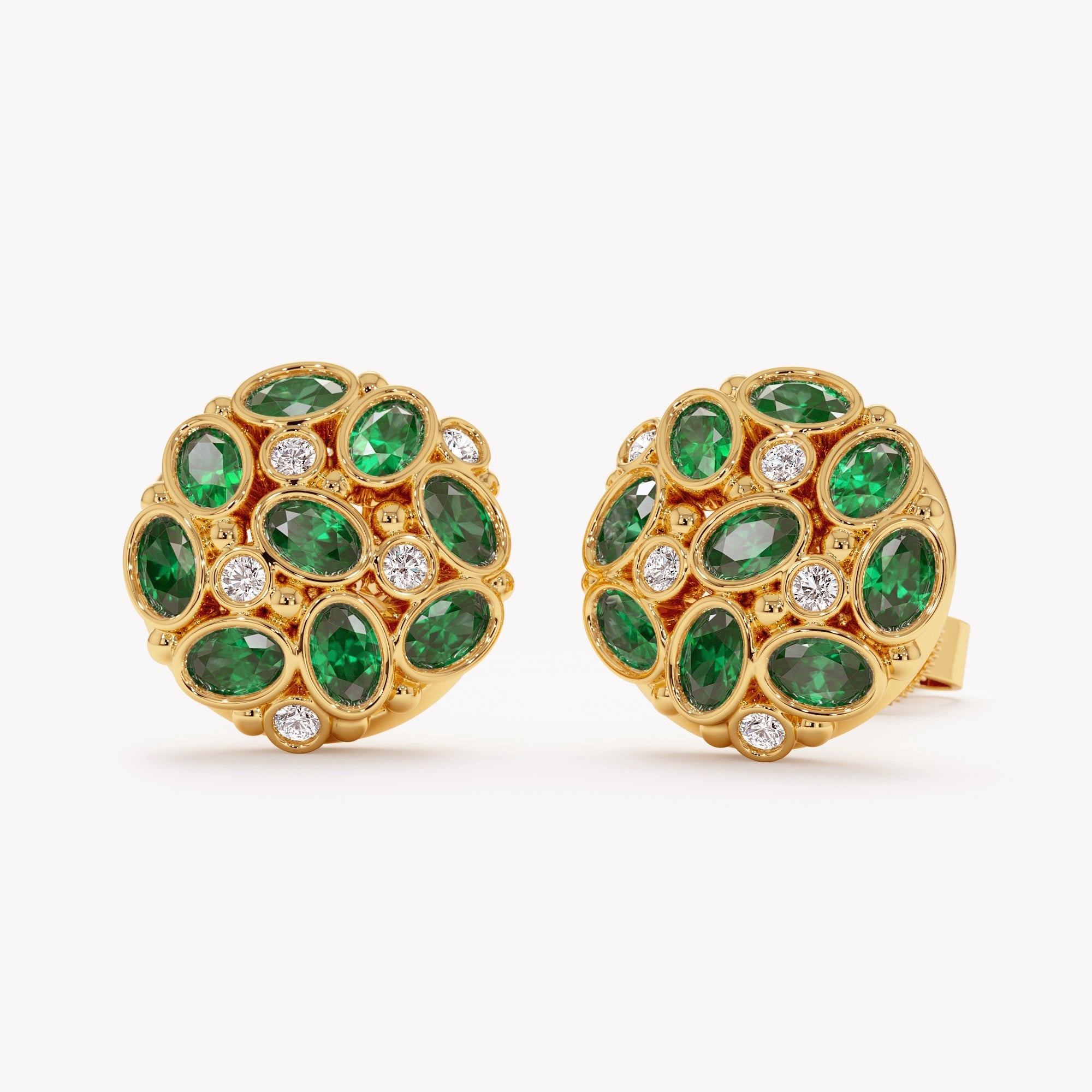 Lush Leaf Studs