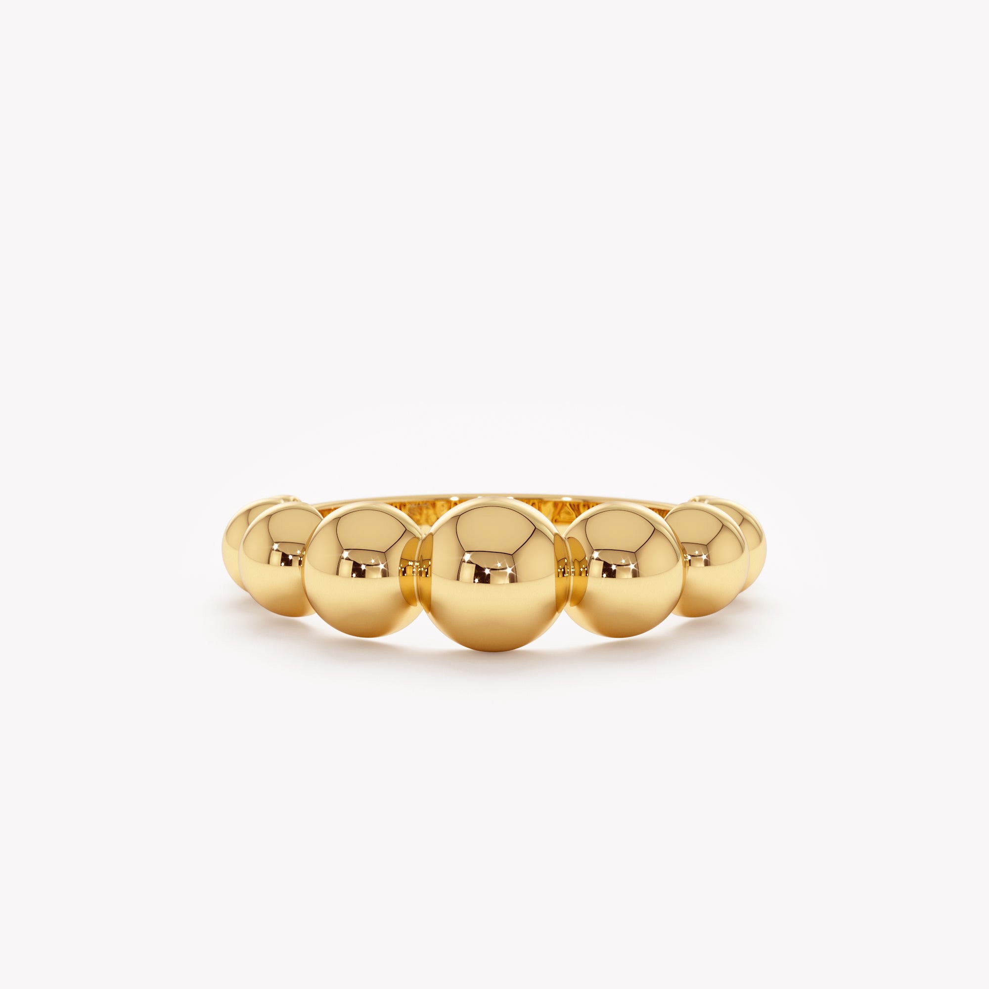 Staggered Sphere Ring