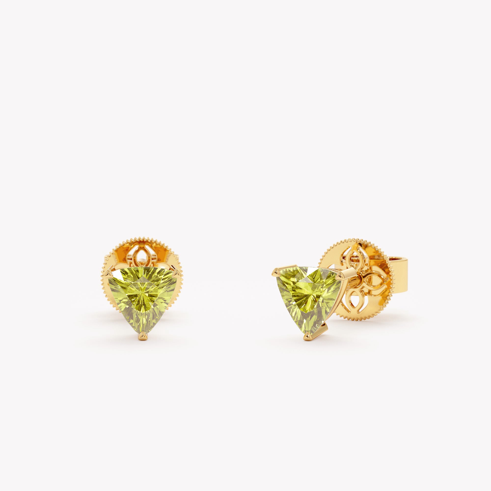 Triangle Dewdrop Earrings