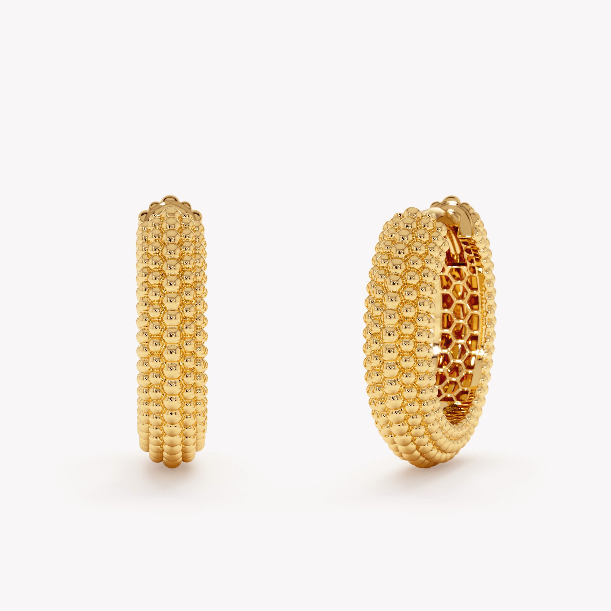 Flicker Bead Huggies