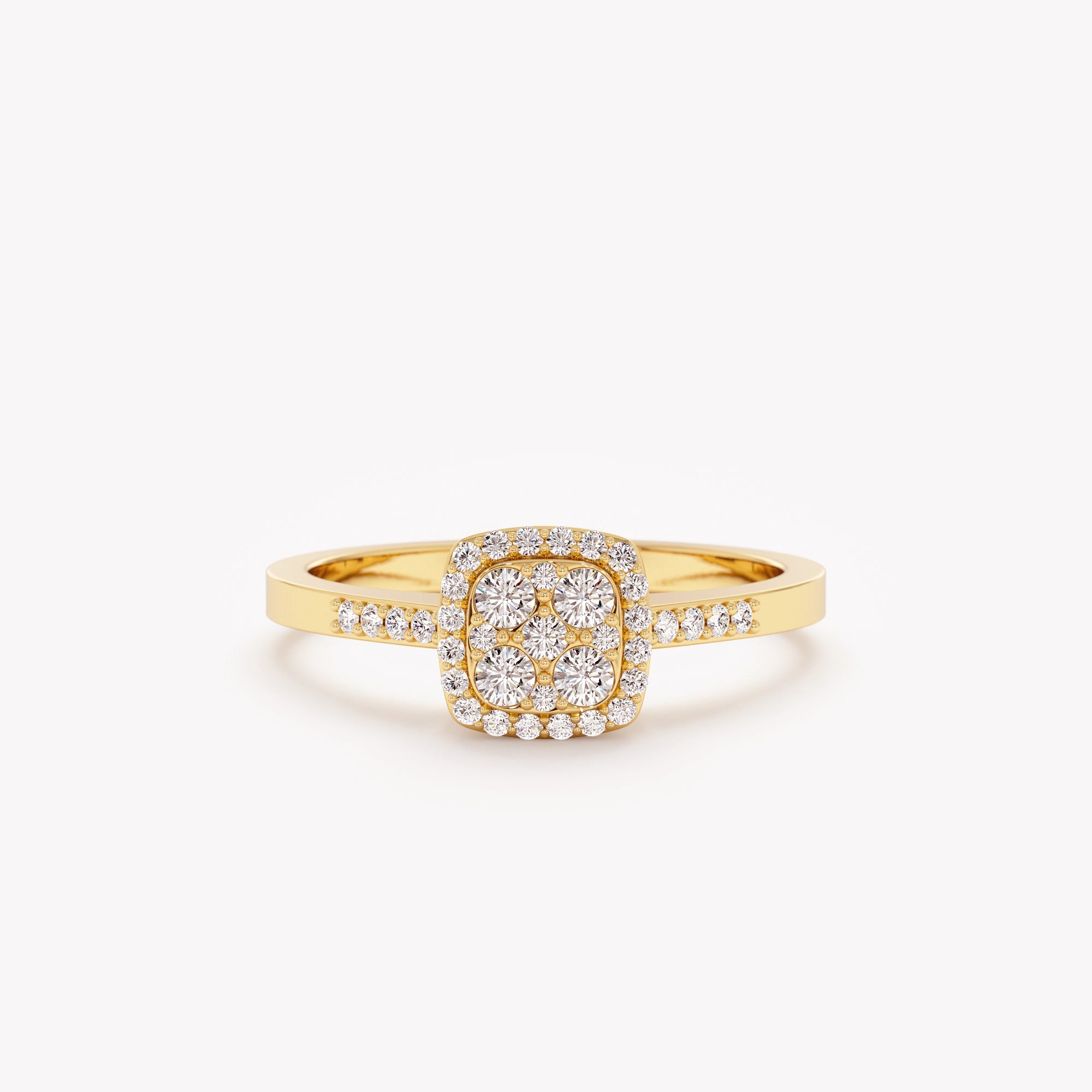 Iconic Round Cushion Diamond Ring