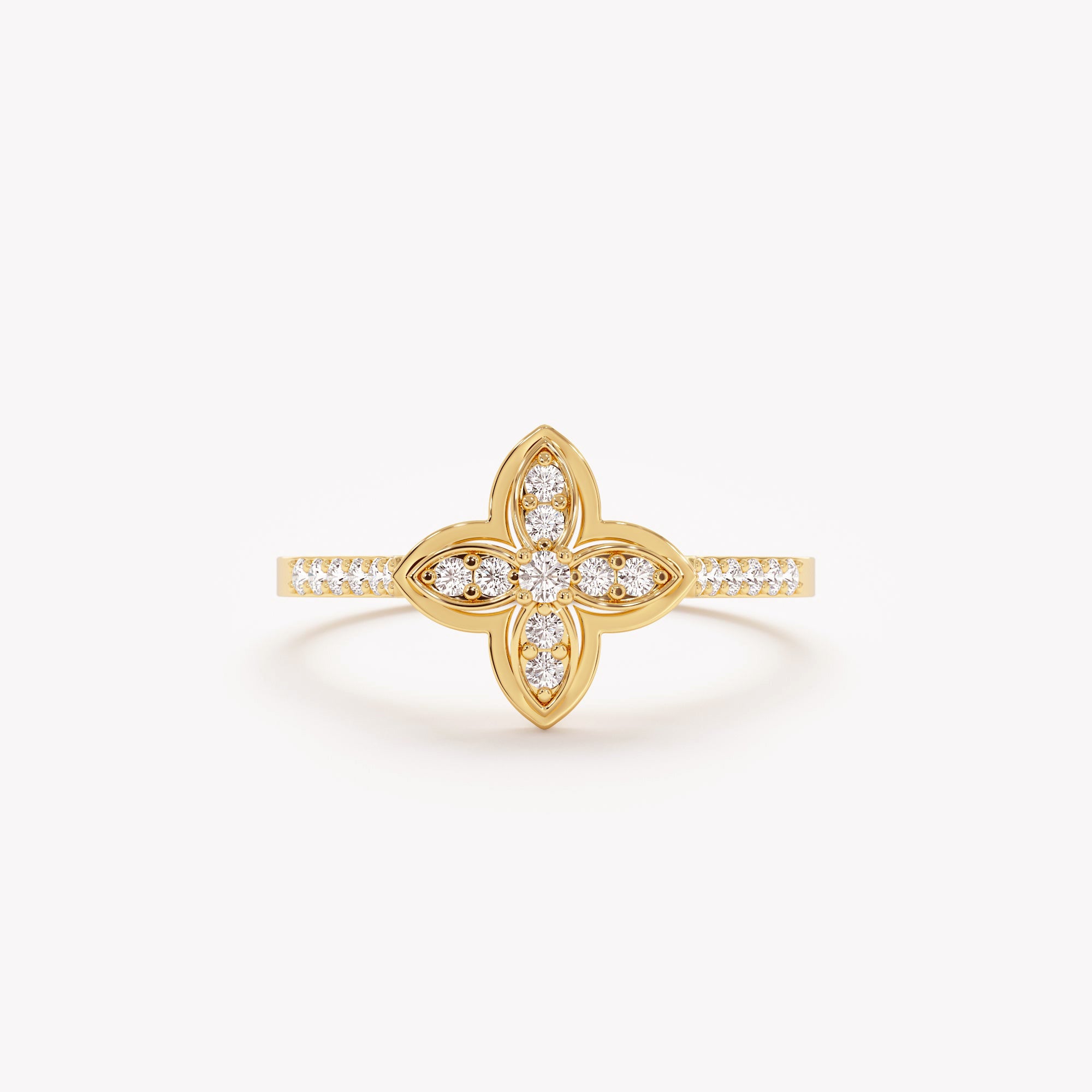 Four-Leaf Clover Ring
