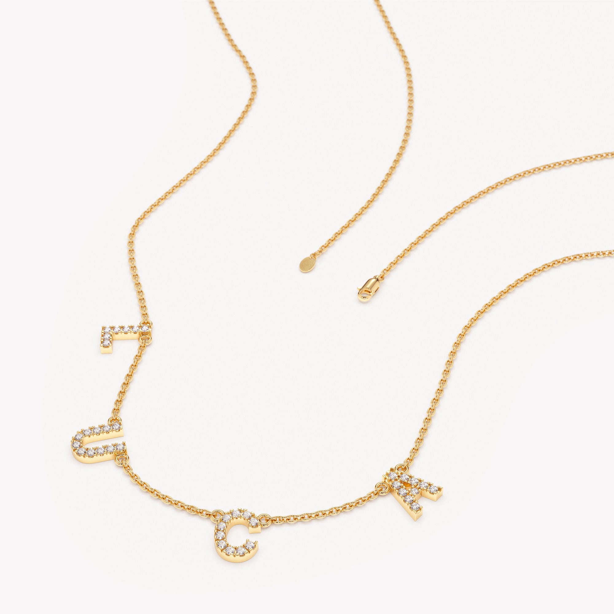 Script Station Necklace