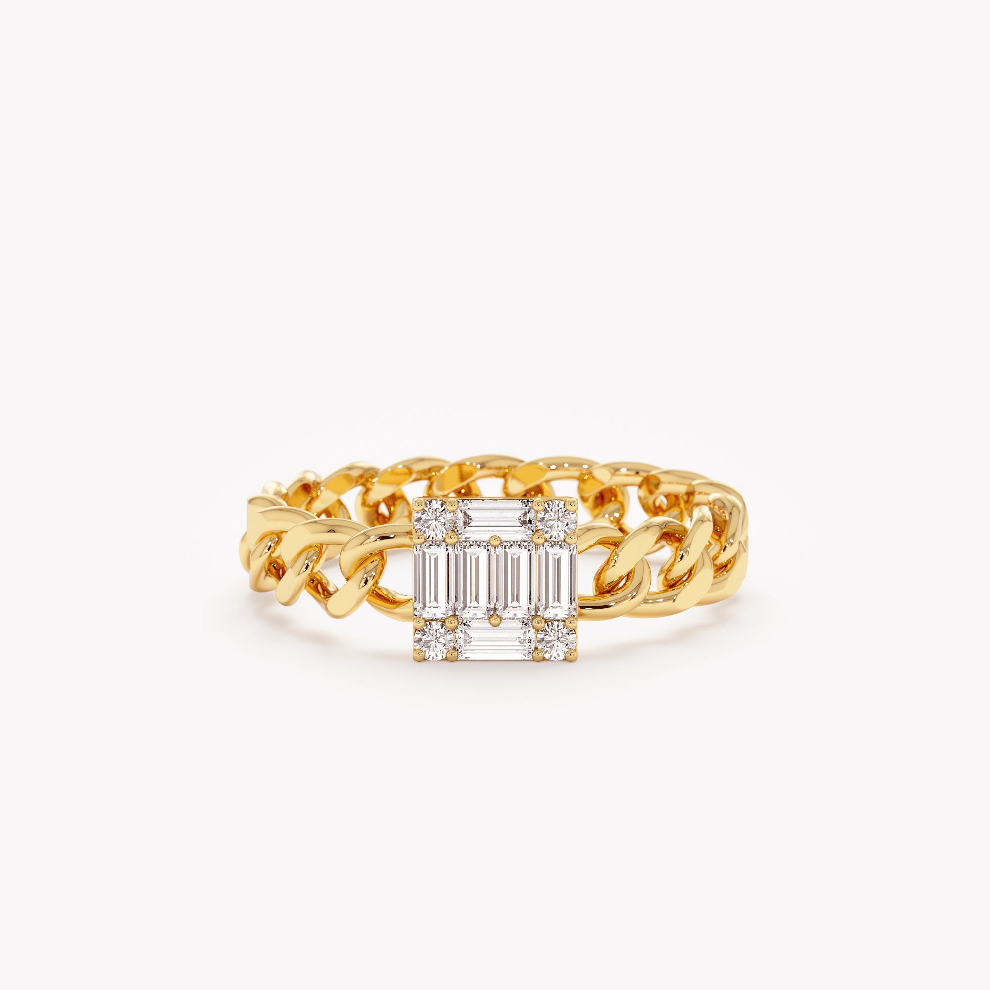 Square Cluster Chain Ring