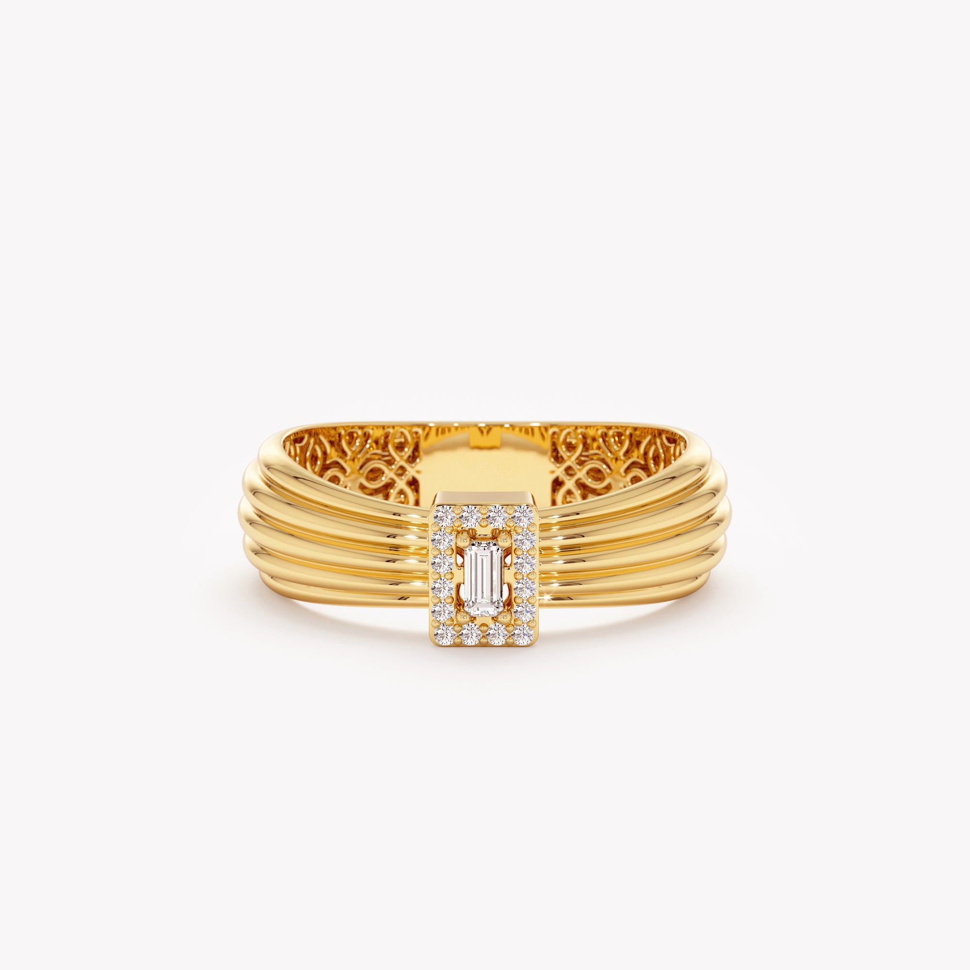 Bowtie Baguette Ring