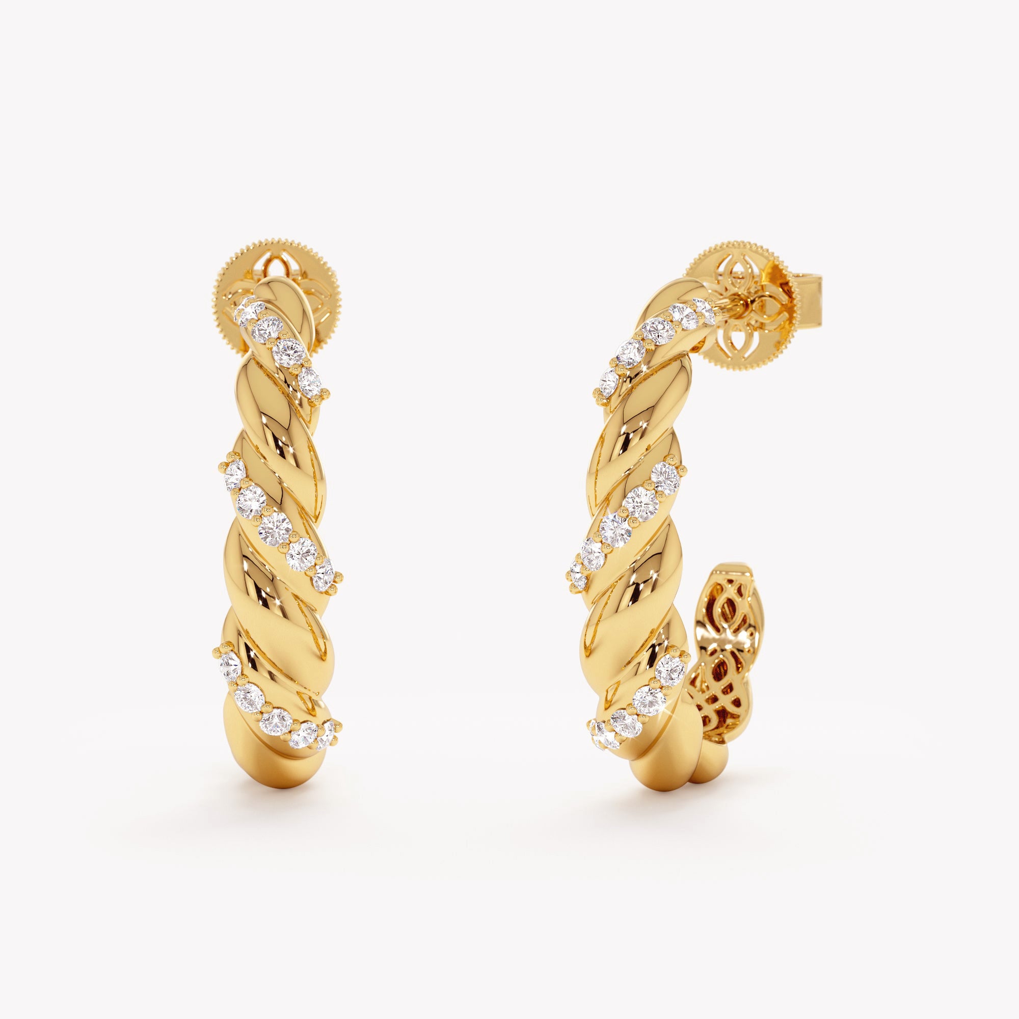 Helix Shine Hoop Earrings