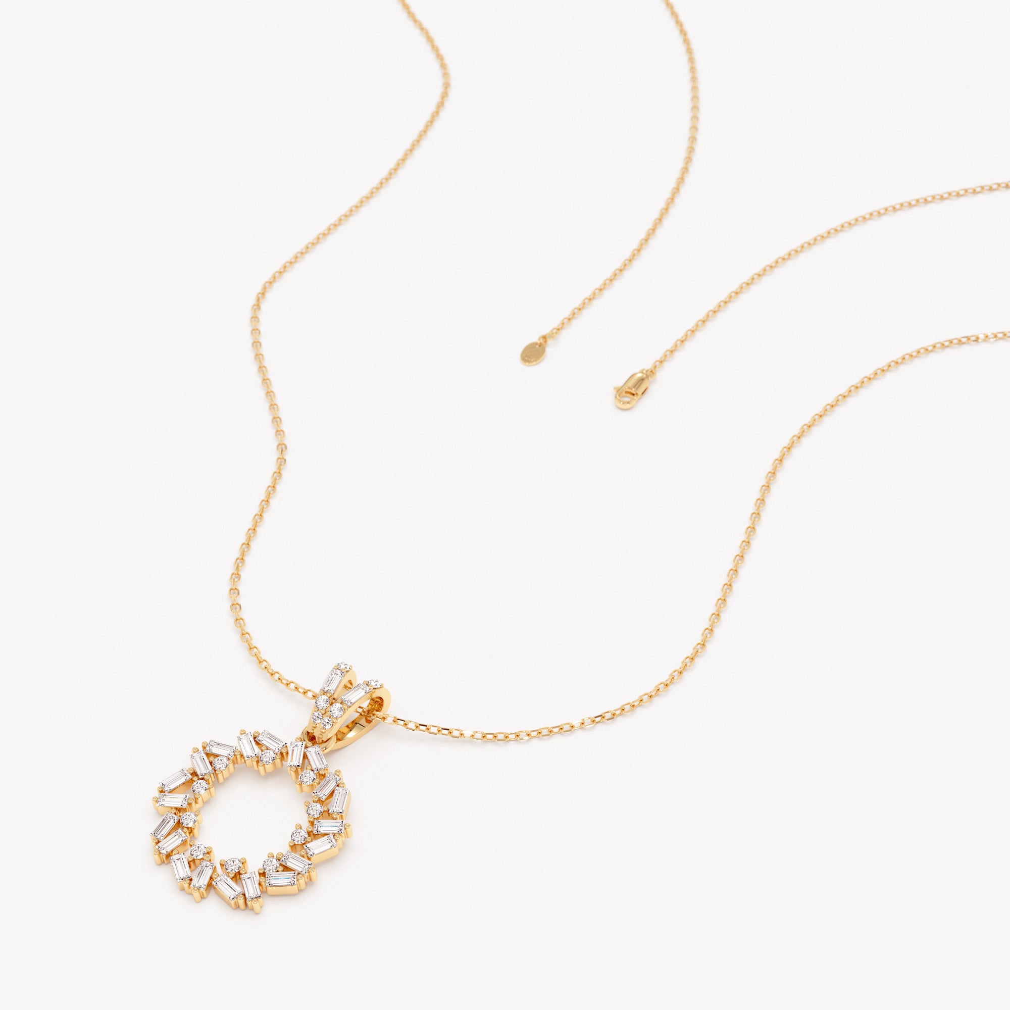 Diamond Celestial Cluster Pendant Necklace