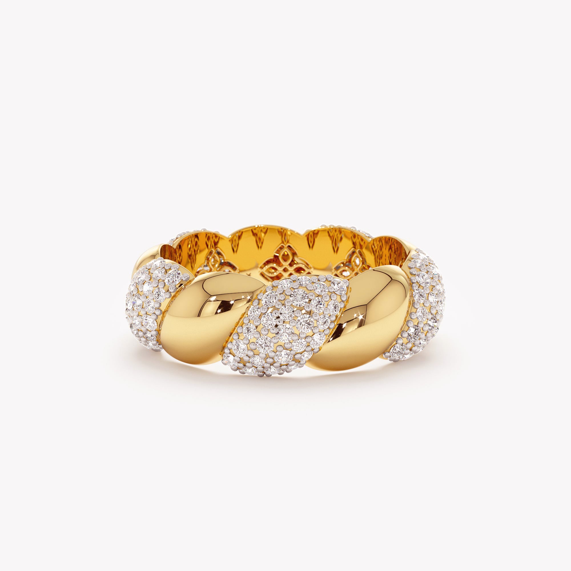 Aurora Croissant Eternity Ring