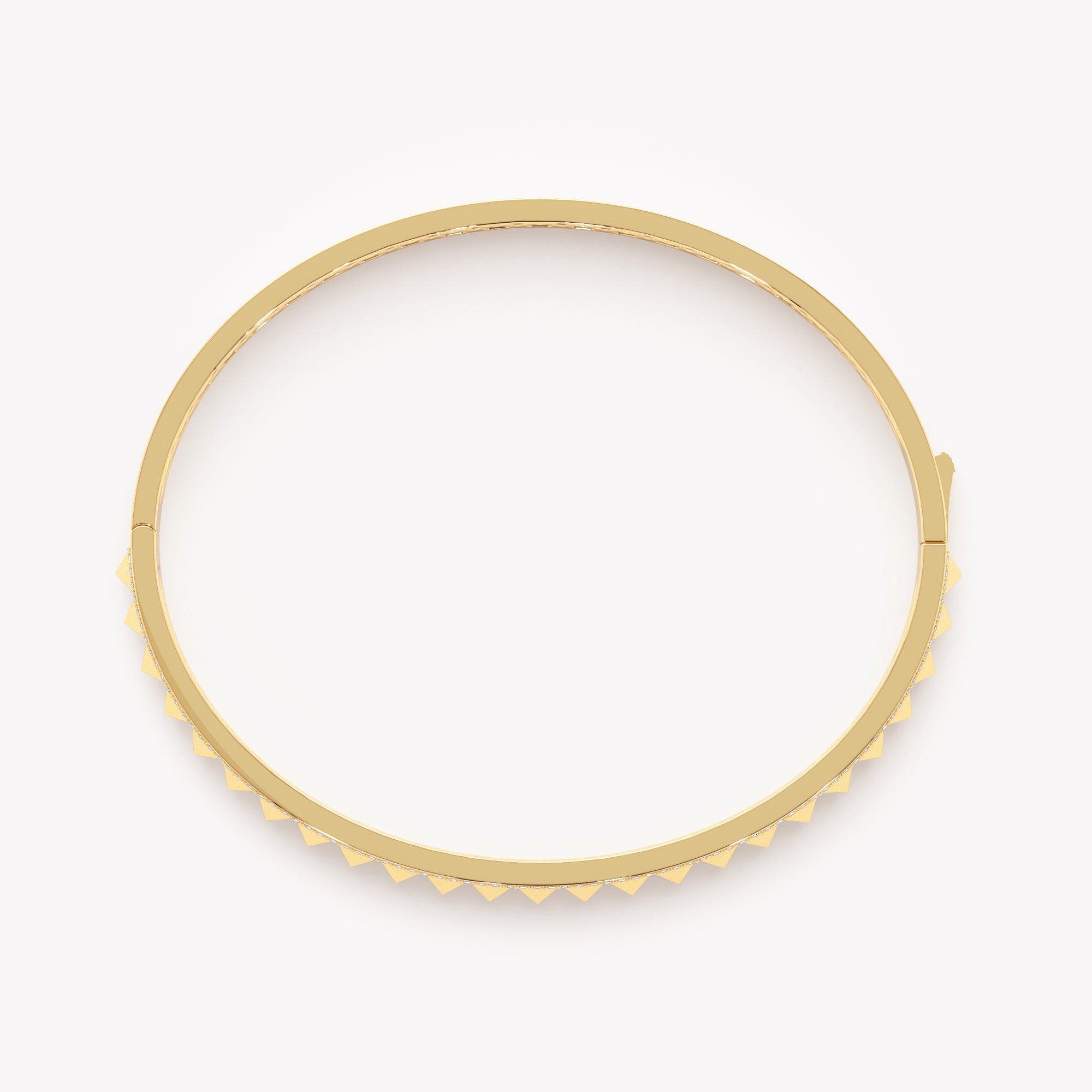 Modern Pyramid Bangle